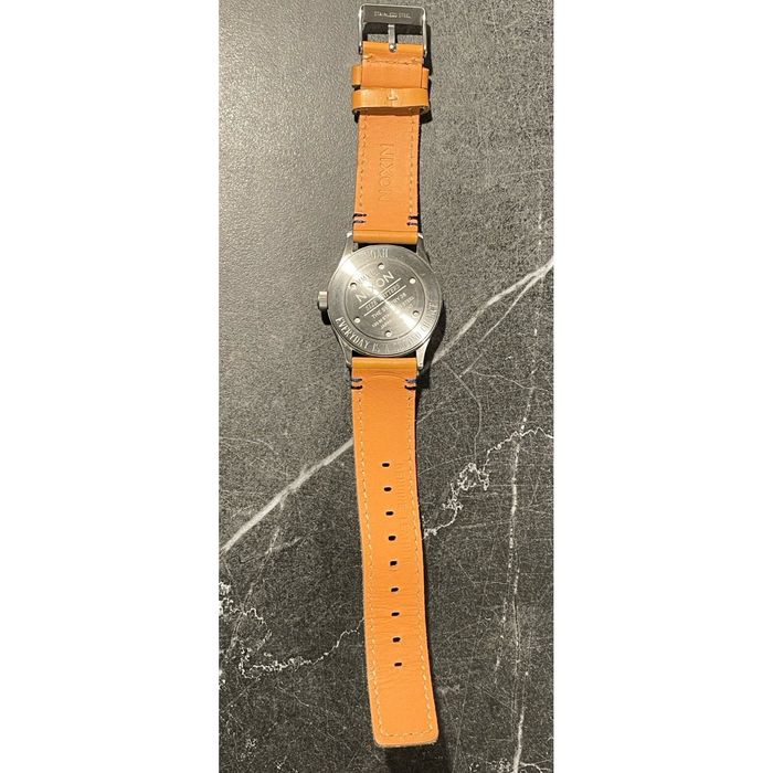 Nixon Nixon The Sentry 38 with Tan Leather Band New Battery Grailed