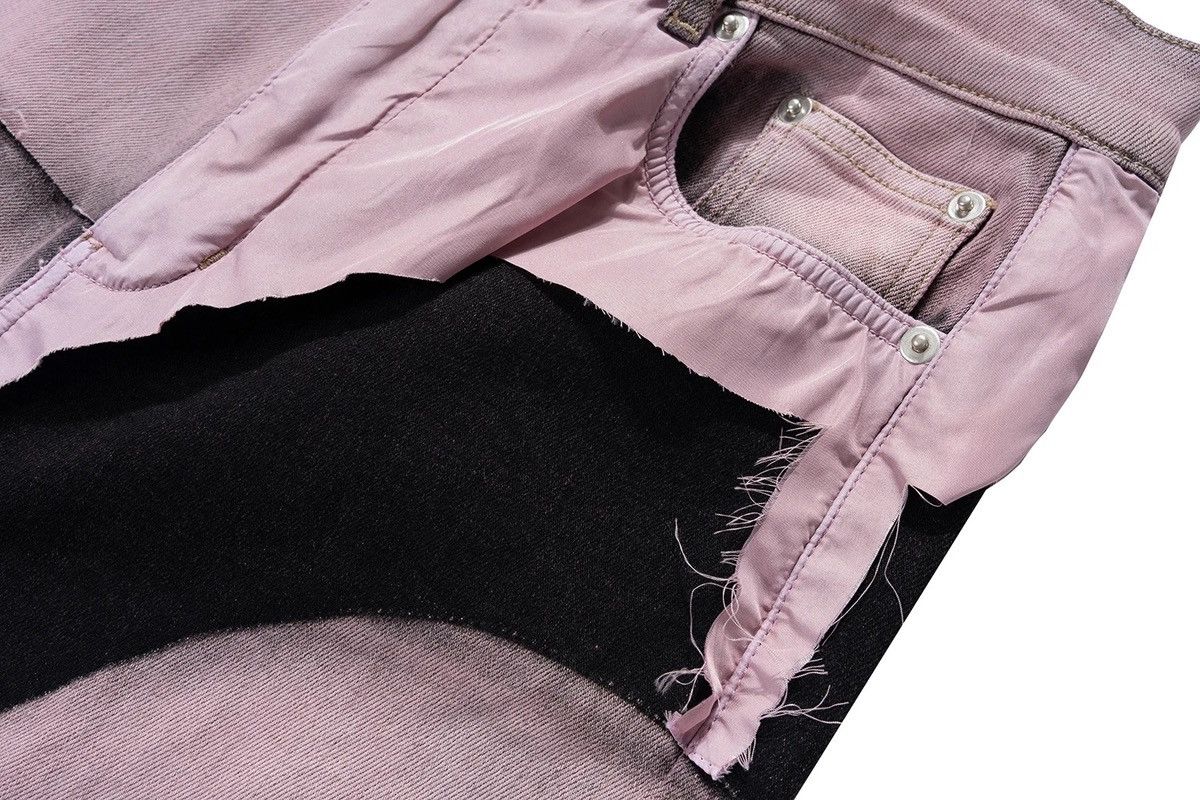 Japanese Brand × Vintage Ribbons Dirty Washed Baggy Jeans Pants streetwear y2k Size US 34 / EU 50 - 10 Thumbnail