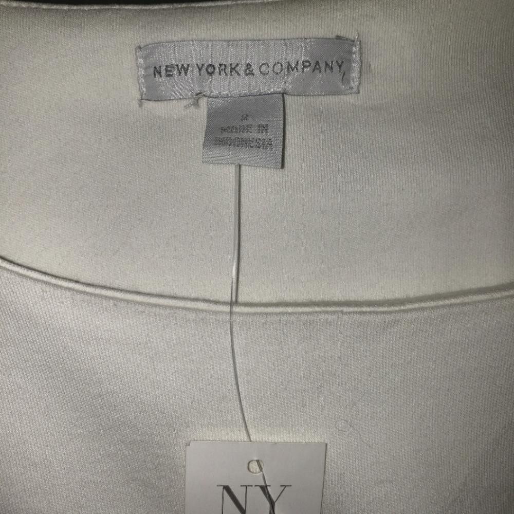 Designer CT520 New York and Company NWT White Sleeveless Dress S Size S / US 4 / IT 40 - 3 Thumbnail