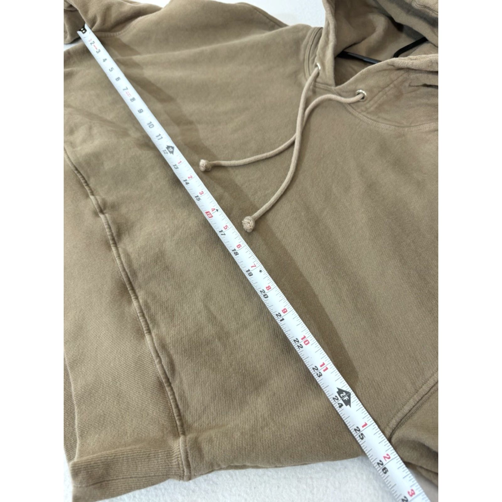 Good American Good American Hoodie Mens? Womens? No, Womens Sz 4 Brown Pullover Crew Neck Sweatshirt Crop - Cotton Blend Fleece Pullover Hoodie Size S / US 4 / IT 40 - 5 Thumbnail