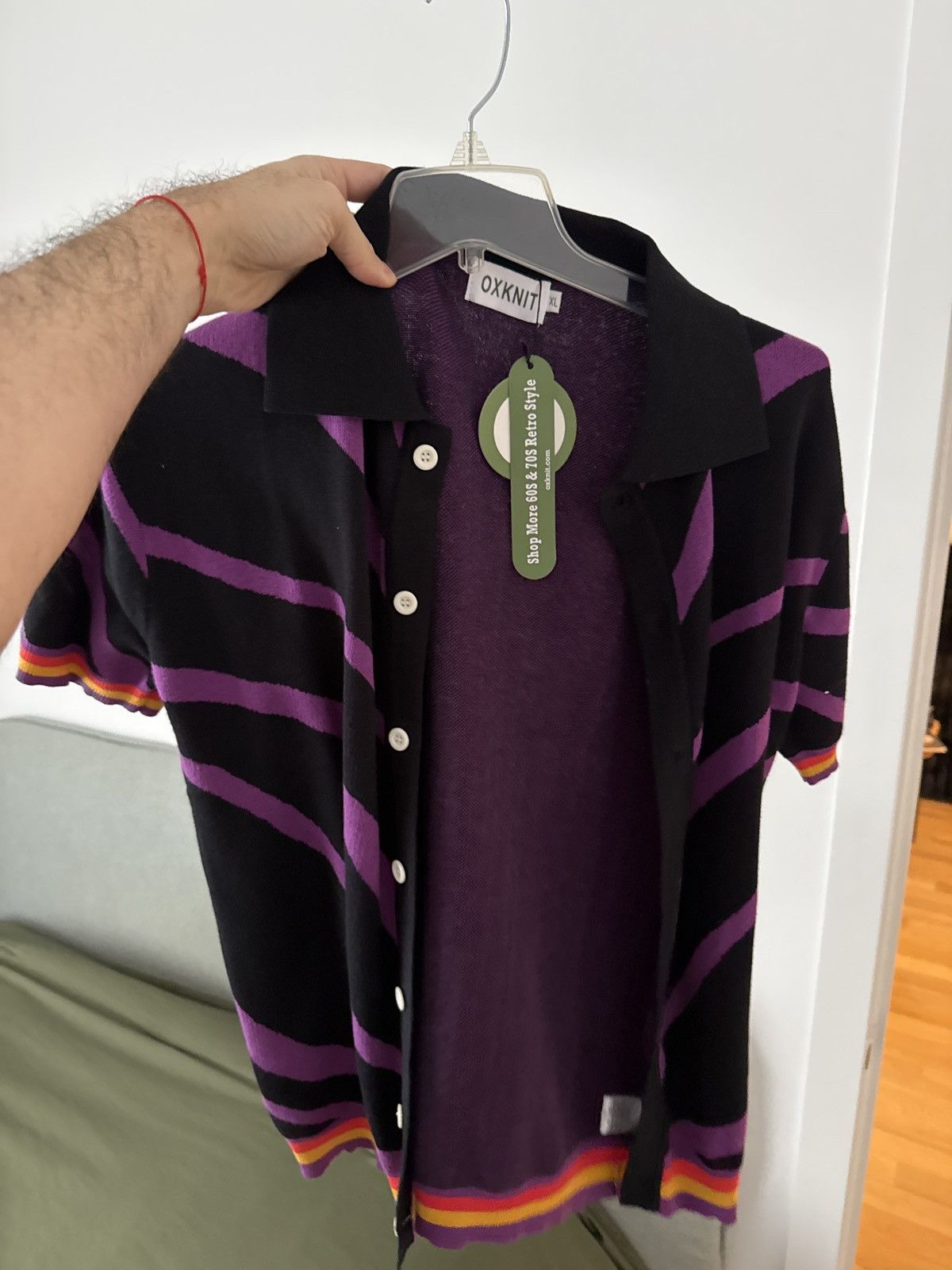 Other Oxknit Button up shirt zebra print size XL bnwt Size US XL / EU 56 / 4 - 4 Thumbnail