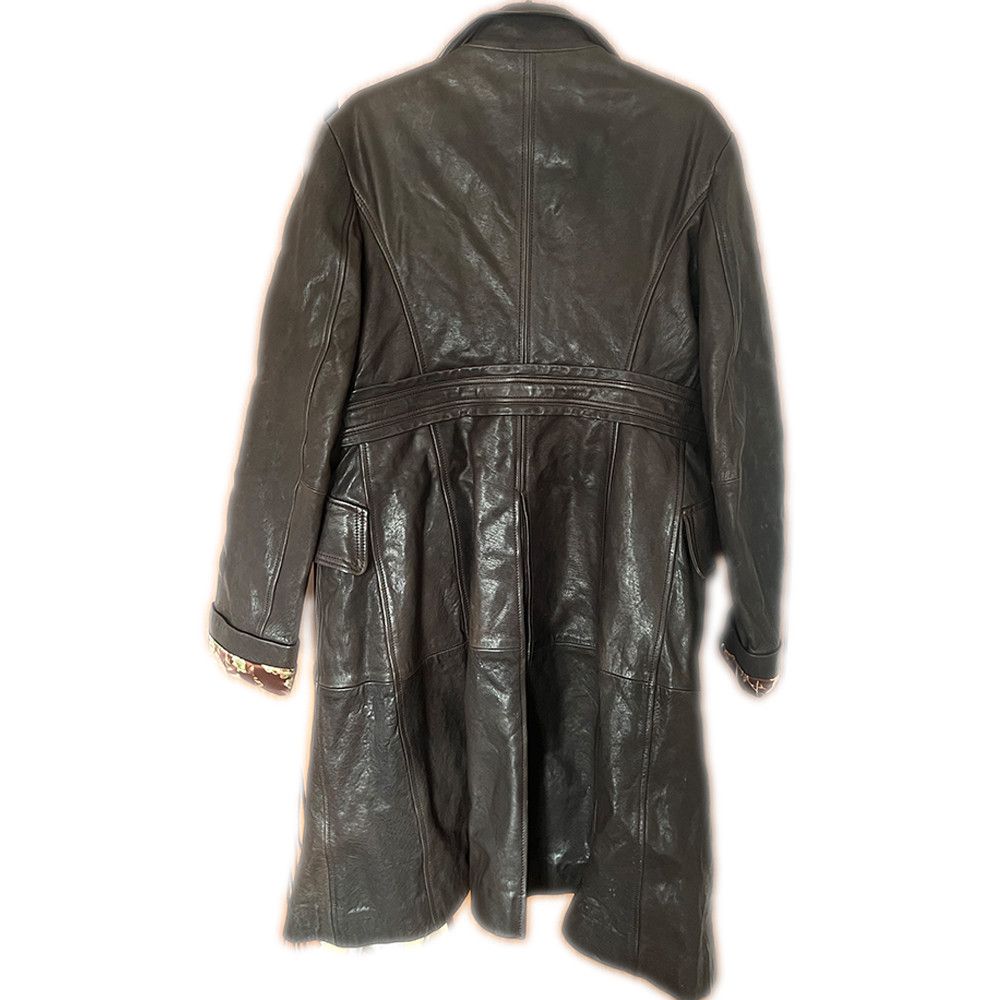 Dolce & Gabbana Vintage D&G brown leather coat Size M / US 6-8 / IT 42-44 - 2 Thumbnail