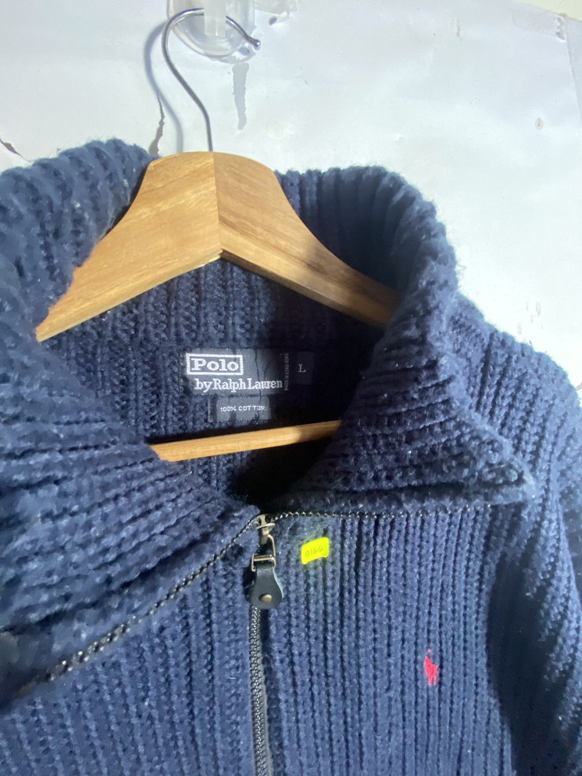 Homespun Knitwear Polo vintage zipper knitwear Size US L / EU 52-54 / 3 - 2 Thumbnail