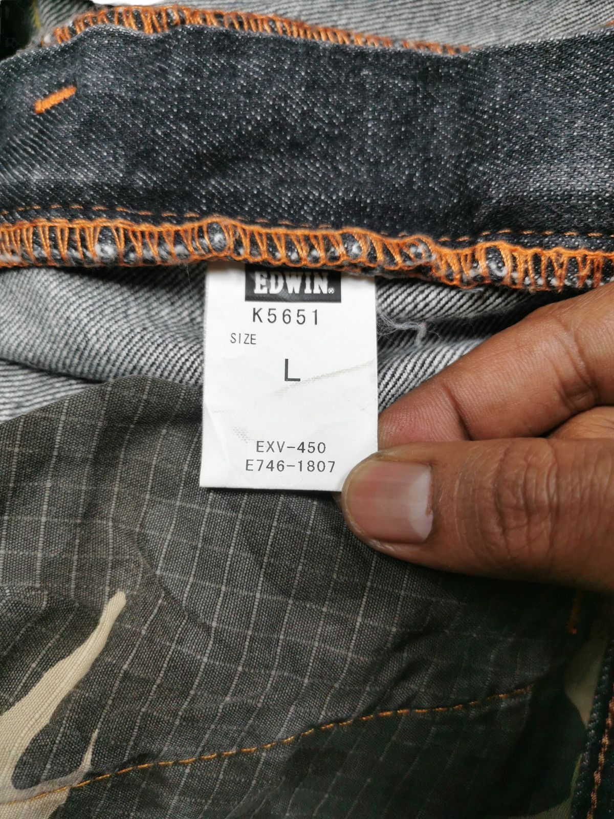 Edwin 2000s Japanese flared cargo pants Size US 32 / EU 48 - 13 Thumbnail