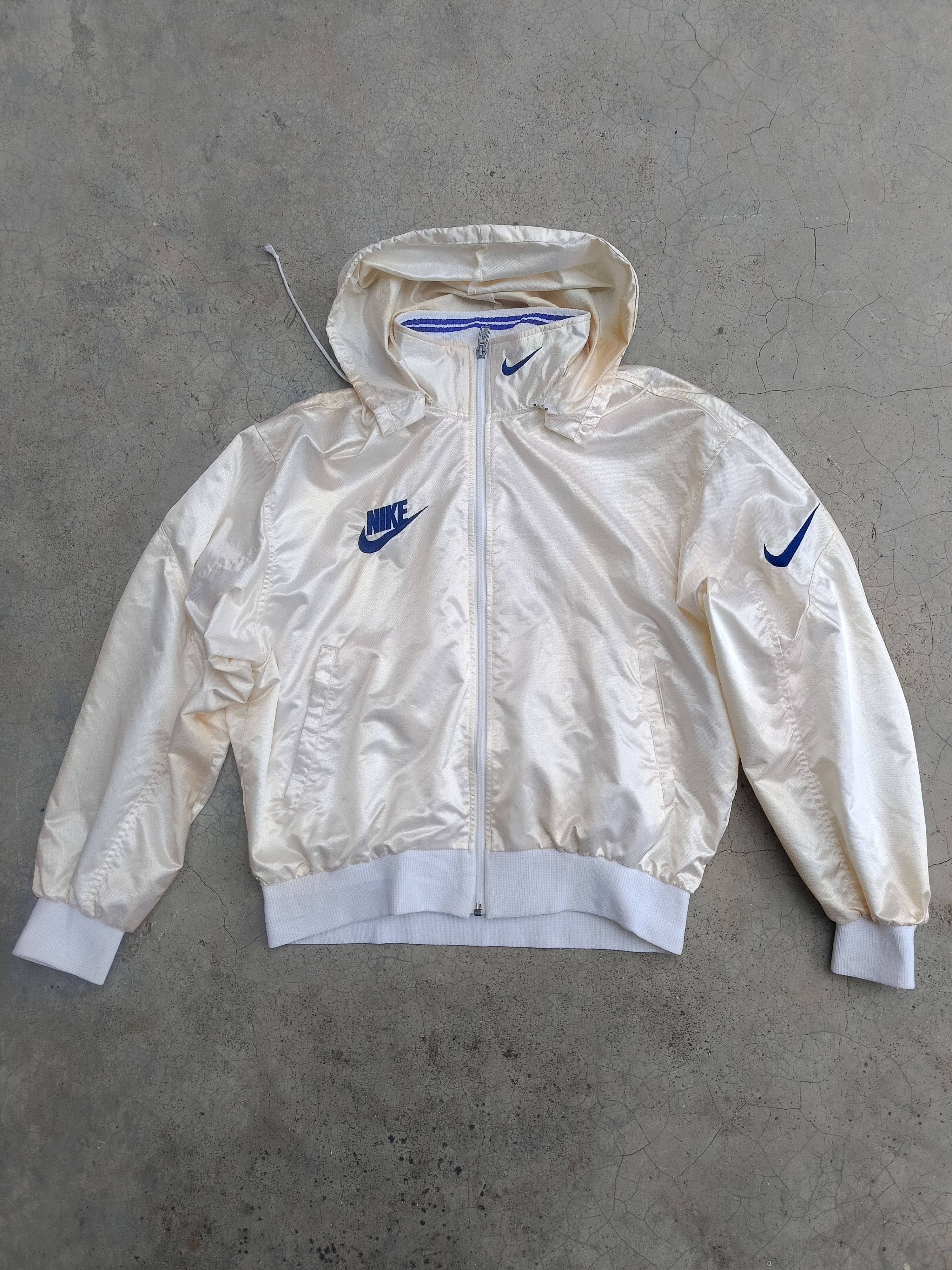 Nike VINTAGE 90s NIKE SWOOSH TRACK JACKET WINDBREAKER Size US M / EU 48-50 / 2 - 2 Thumbnail