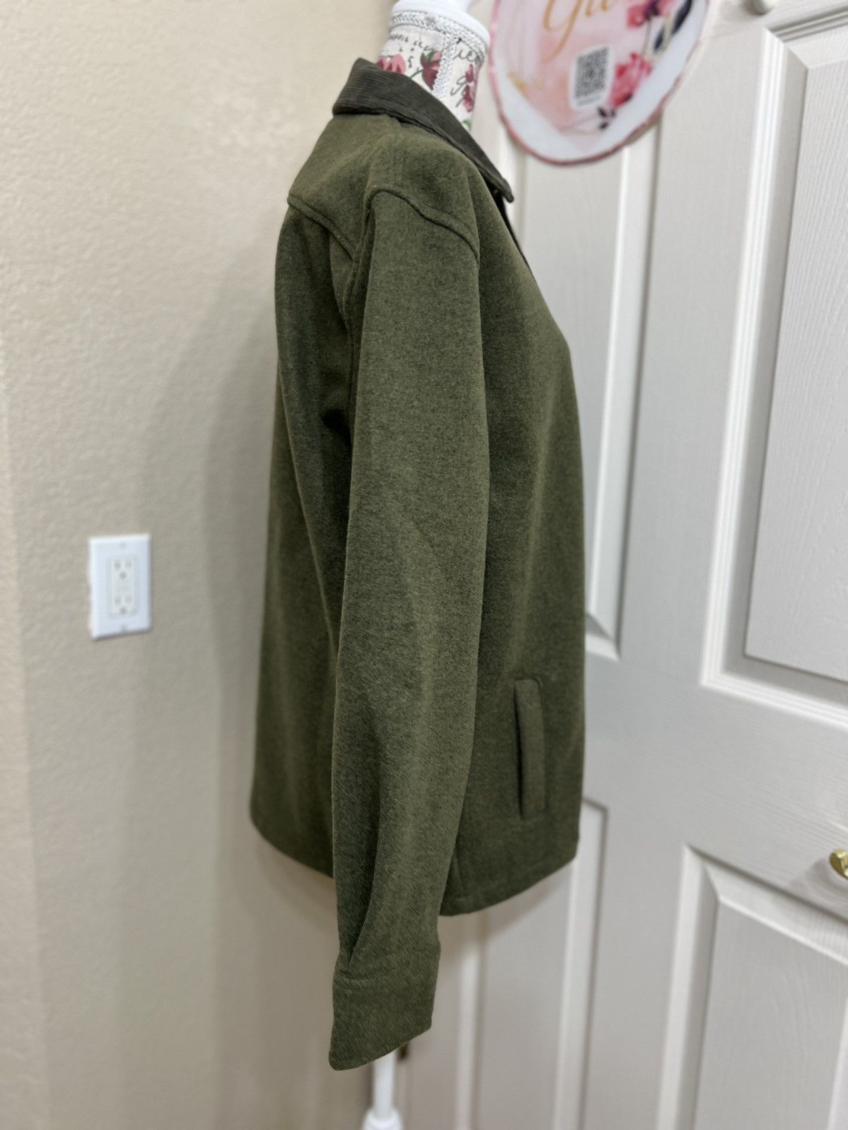Common People Common People olive green button-Front jacket Size US S / EU 44-46 / 1 - 2 Thumbnail