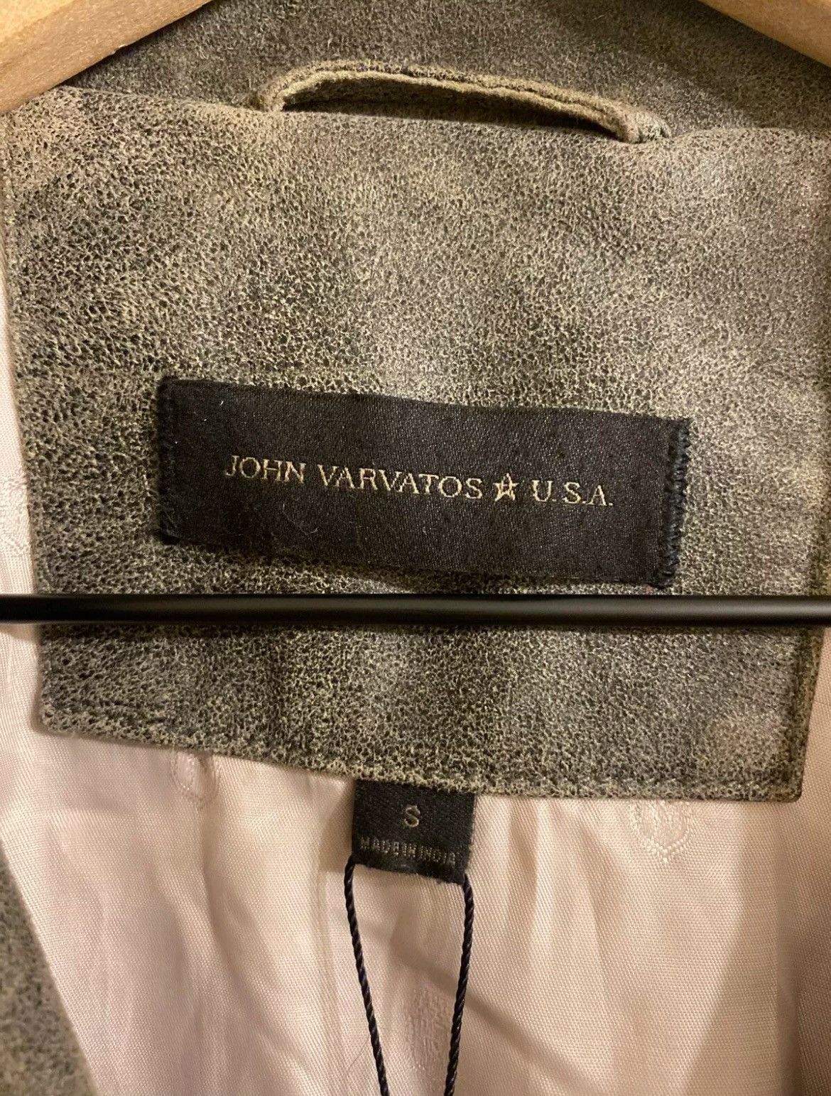 John Varvatos Burnished Leather Moto Jacket. Small Size US S / EU 44-46 / 1 - 12 Thumbnail