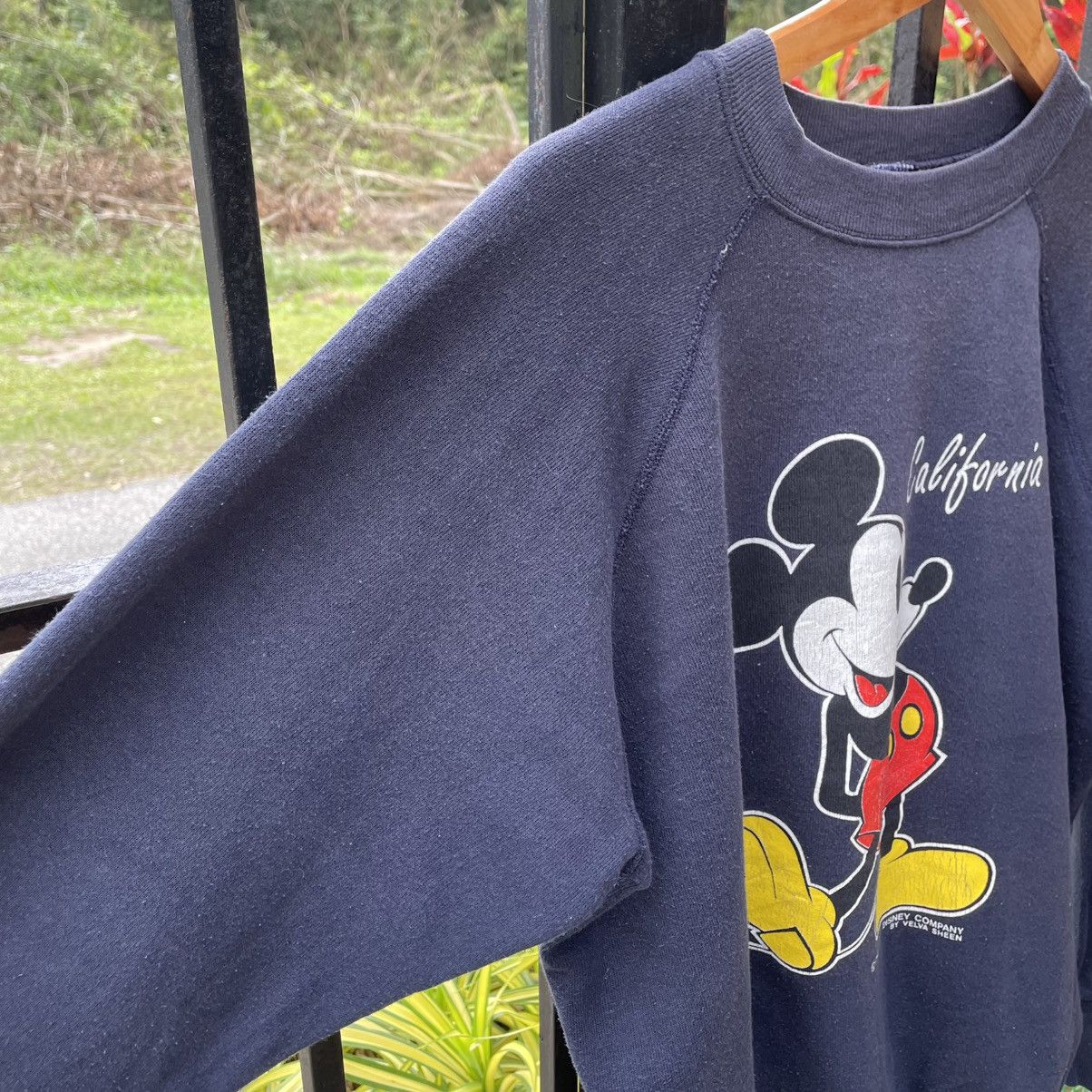 Mickey Mouse 🔥Vintage 80s Mickey Mouse OG Design Jumper Sweatshirts Size US M / EU 48-50 / 2 - 8 Thumbnail