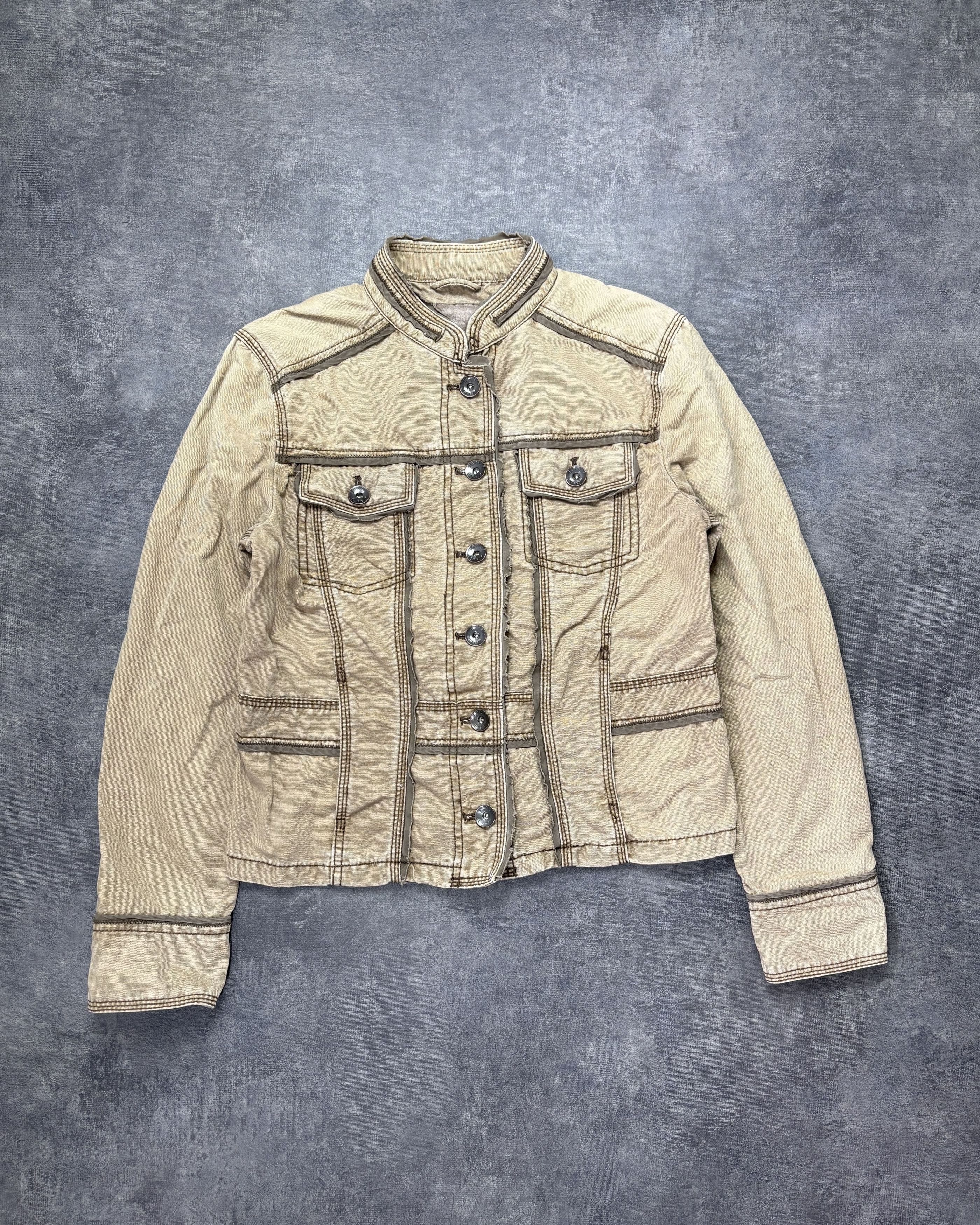 Hysteric Glamour × Undercover Archive Cropped Contrast Stitch Jacket. Size US S / EU 44-46 / 1 - 1 Thumbnail