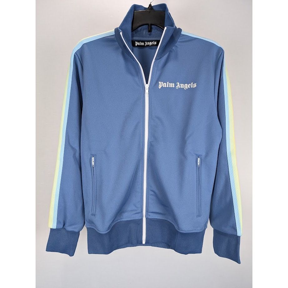 Palm Angels o1rshd1 Rainbow Classic Track Jacket in Blue White Size US M / EU 48-50 / 2 - 3 Thumbnail