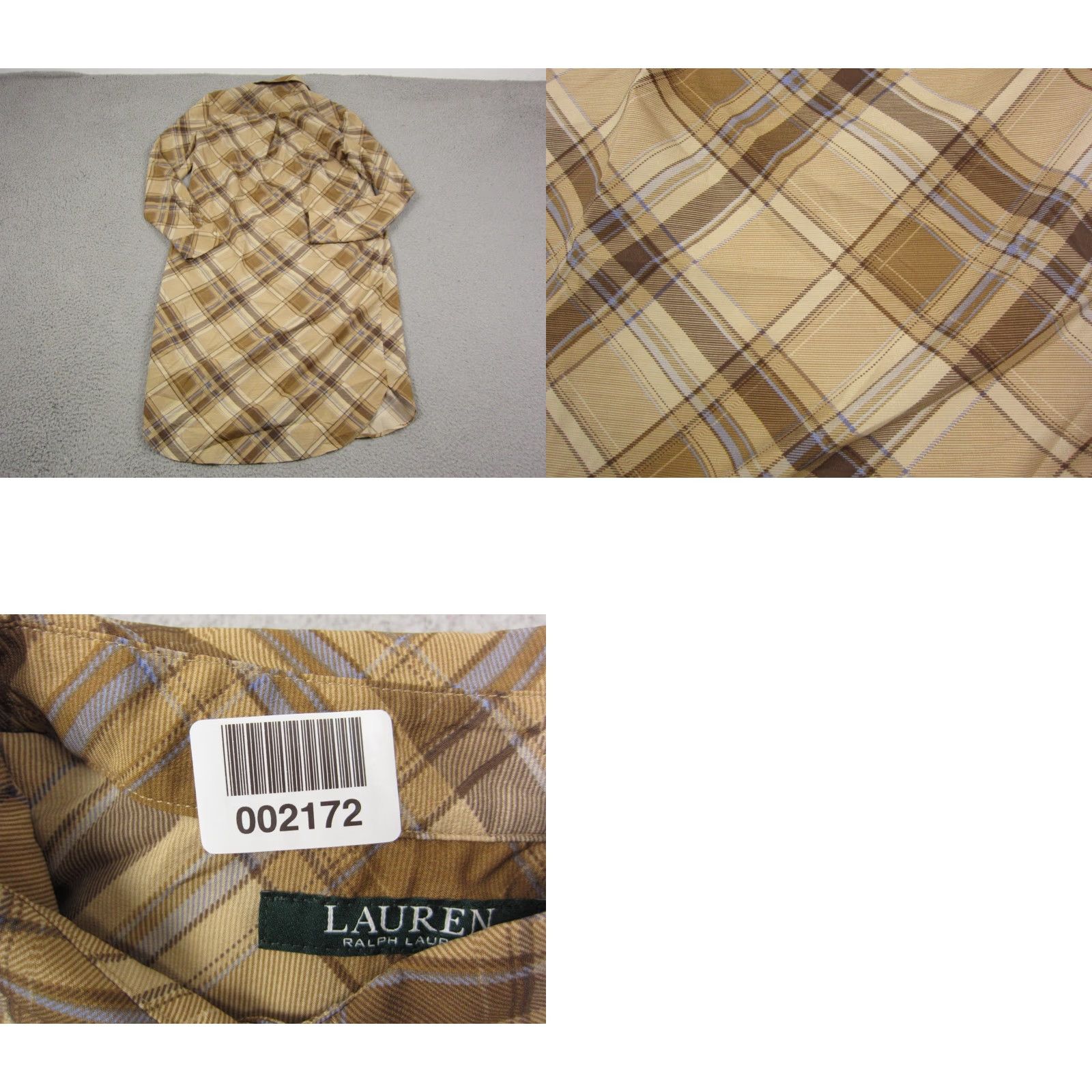 Ralph Lauren Ralph Lauren Shirt Dress Women 8 Yellow Plaid Button Front Long Sleeve LRL Shirt Dress Womens 8 Yellow Plaid Button Front Long Sleeve LRL Size M / US 6-8 / IT 42-44 - 9 Thumbnail
