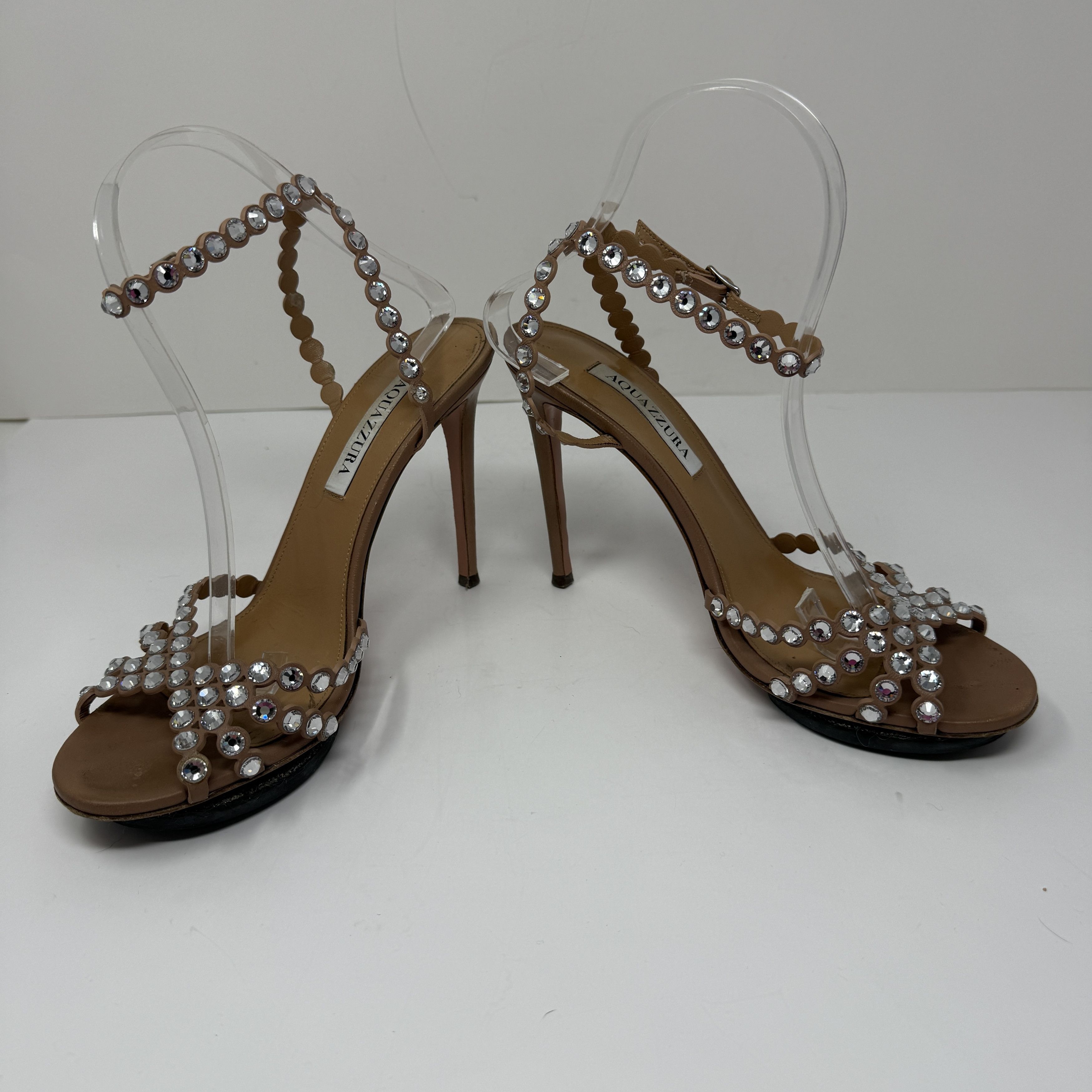 Aquazzura Aquazzura Tequila Crystal Jewel Rhinestone Size US 9.5 / IT 39.5 - 3 Thumbnail