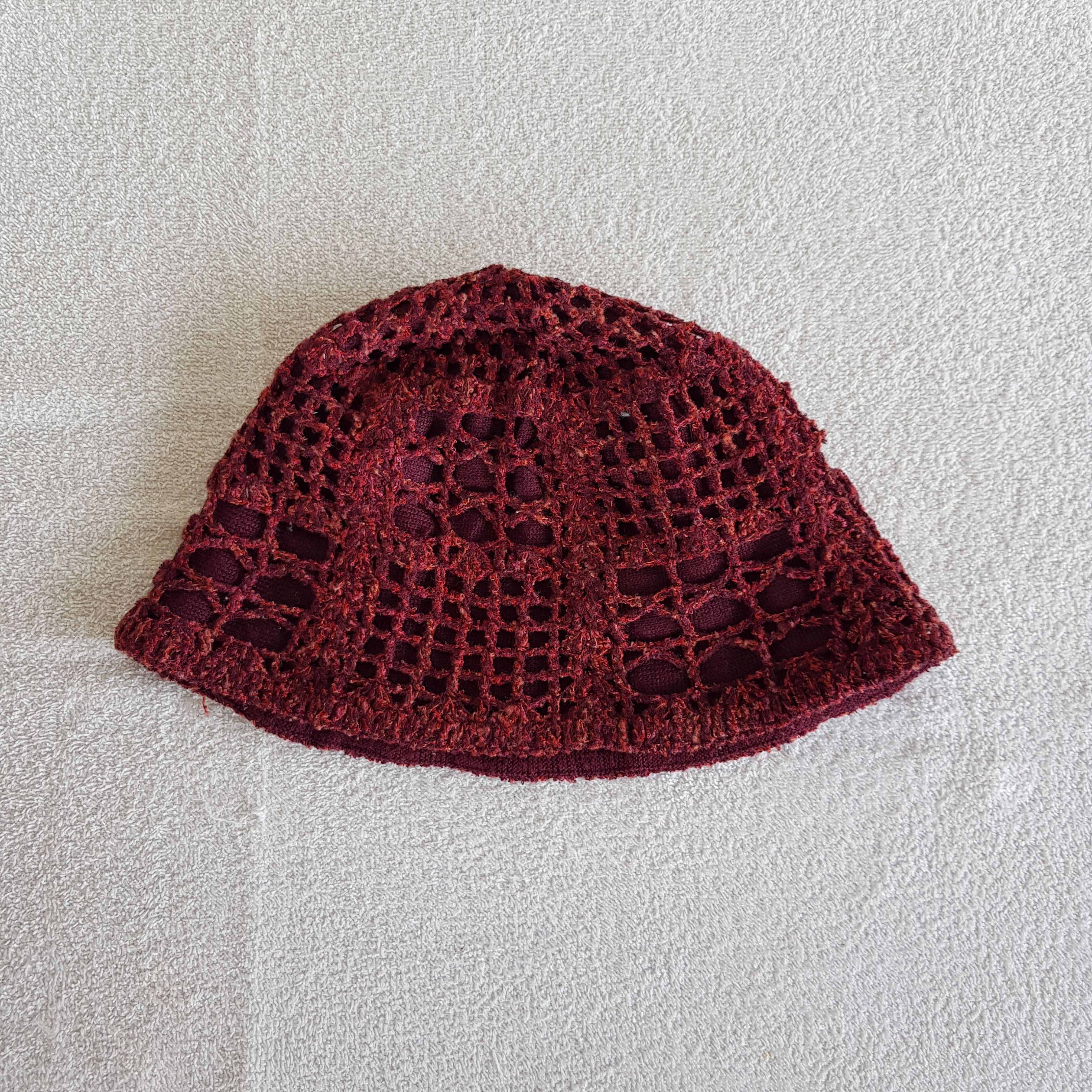 Homespun Knitwear Vintage Knit Crochet Avant Garde Design Beanie Snow Caps Hat Size ONE SIZE - 5 Thumbnail