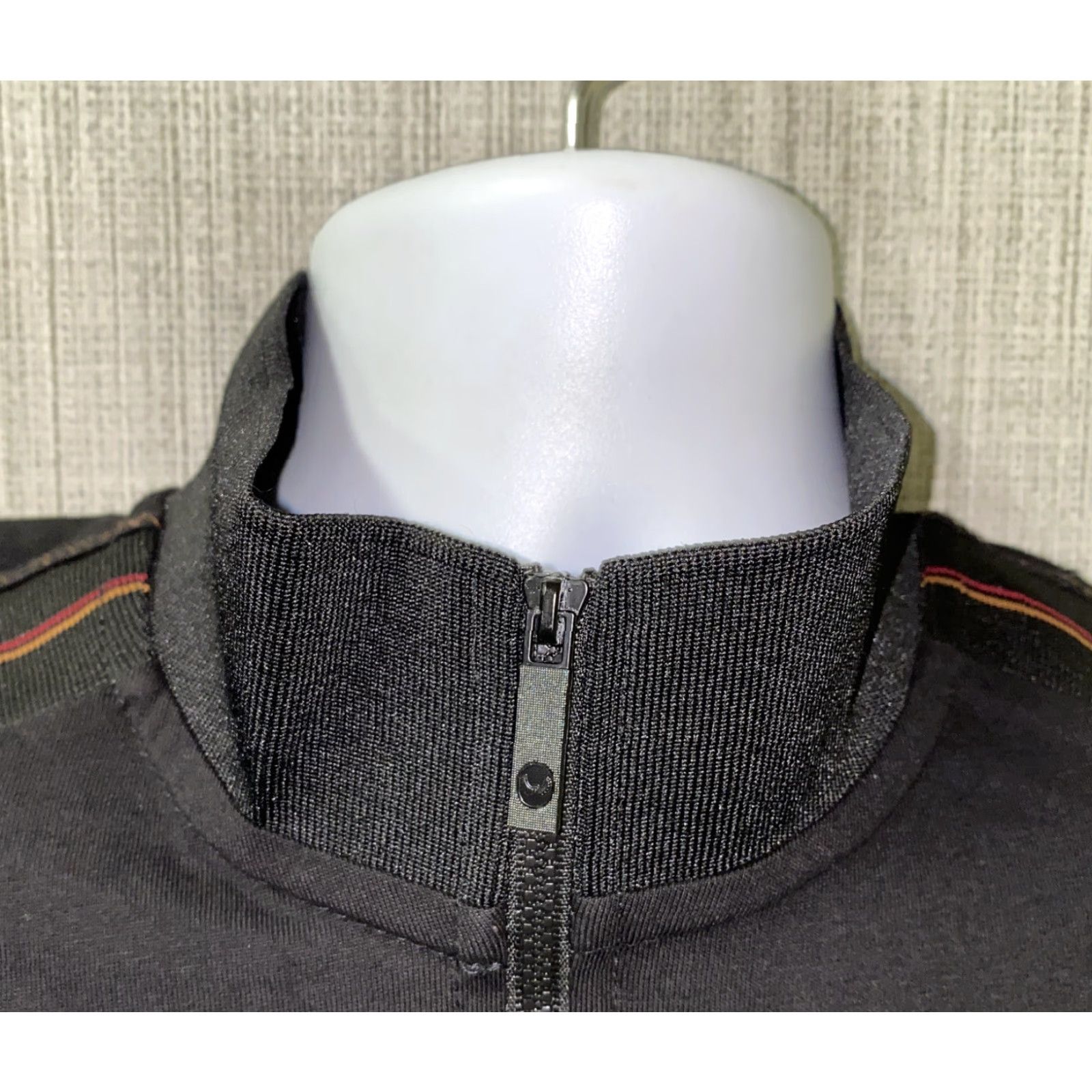 Vintage Nick Danger Mens Jacket 1/2 Zip Pullover Black L Size US L / EU 52-54 / 3 - 3 Thumbnail