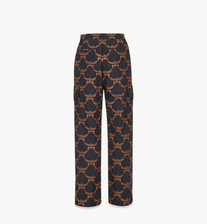 MCM o1mt1gz0126 Lauretos Monogram Pants in Black/Orange Size 25" / US 0 / IT 36 - 3 Thumbnail