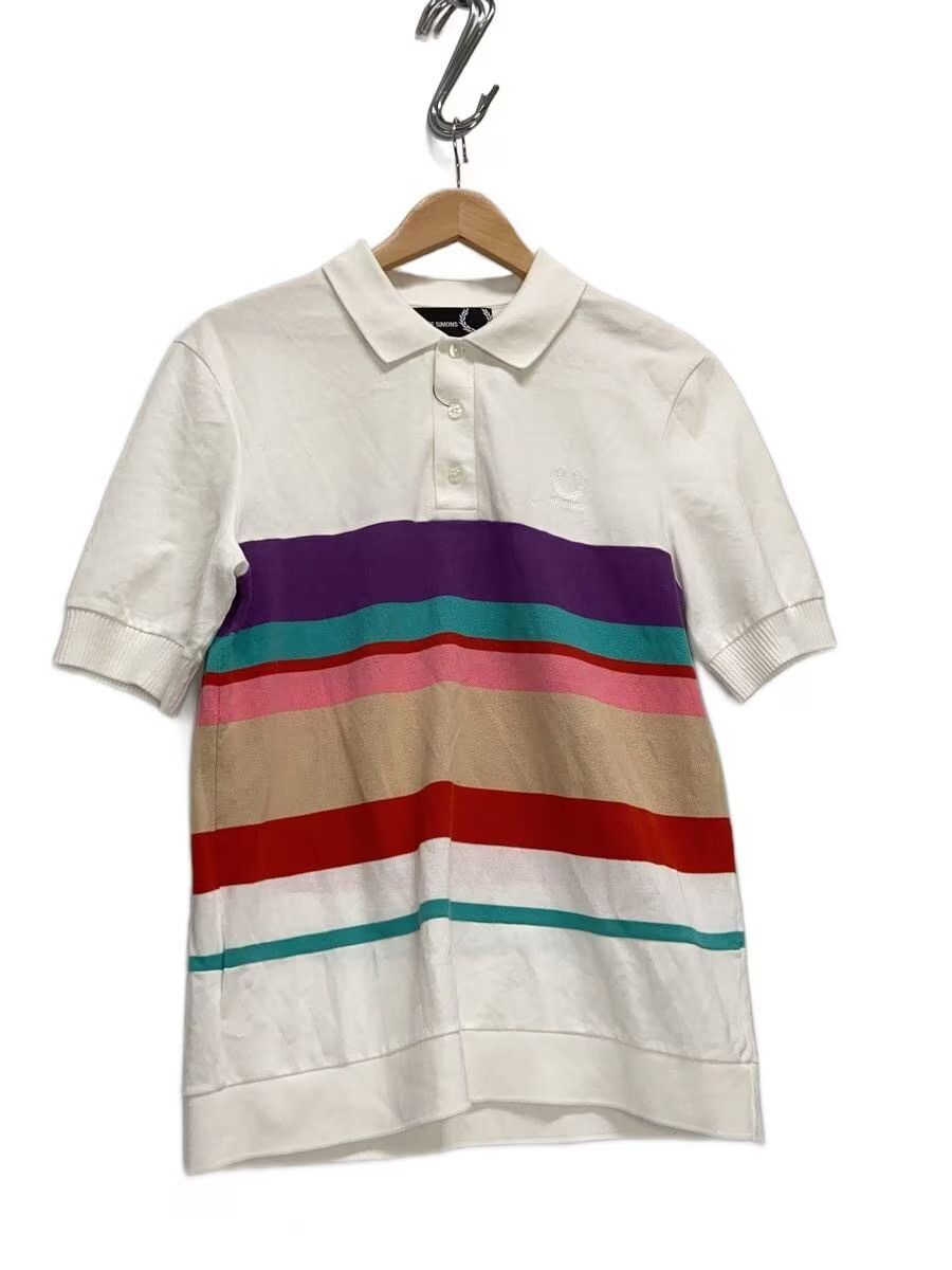 Raf Simons Fred Perry Striped Polo Shirt Size US XXS / EU 40 - 1 Thumbnail