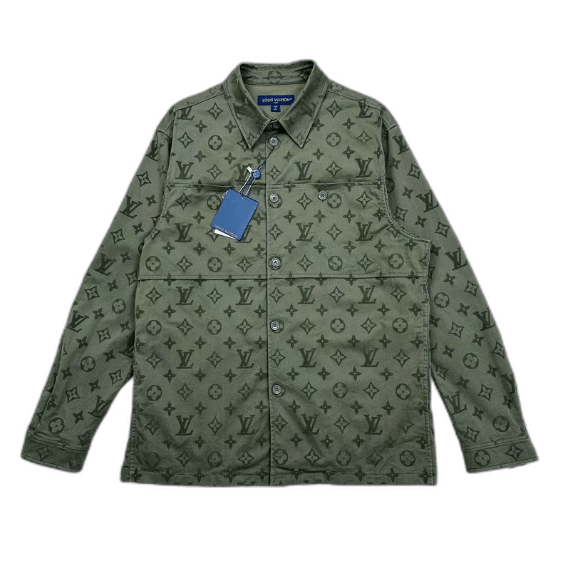 Louis Vuitton Louis Vuitton Velvet Patterned Shirt Jacket Size US XL / EU 56 / 4 - 1 Thumbnail