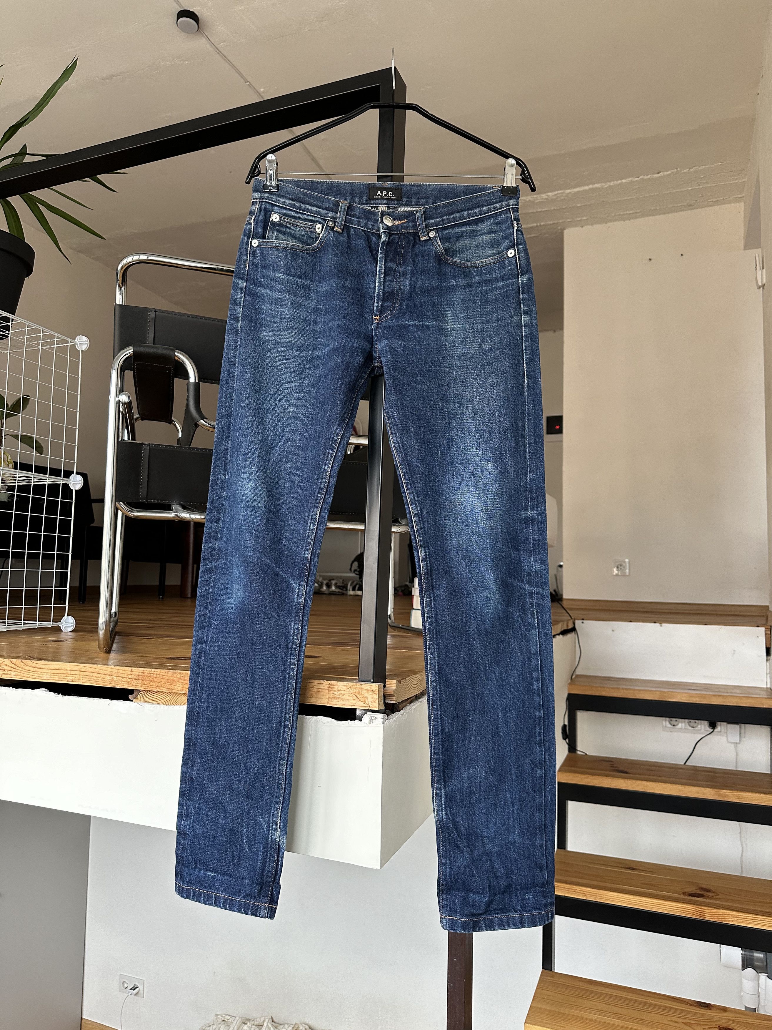A.P.C. A.P.C. Navy Blue Denim Jeans 29 Size 29" - 2 Thumbnail