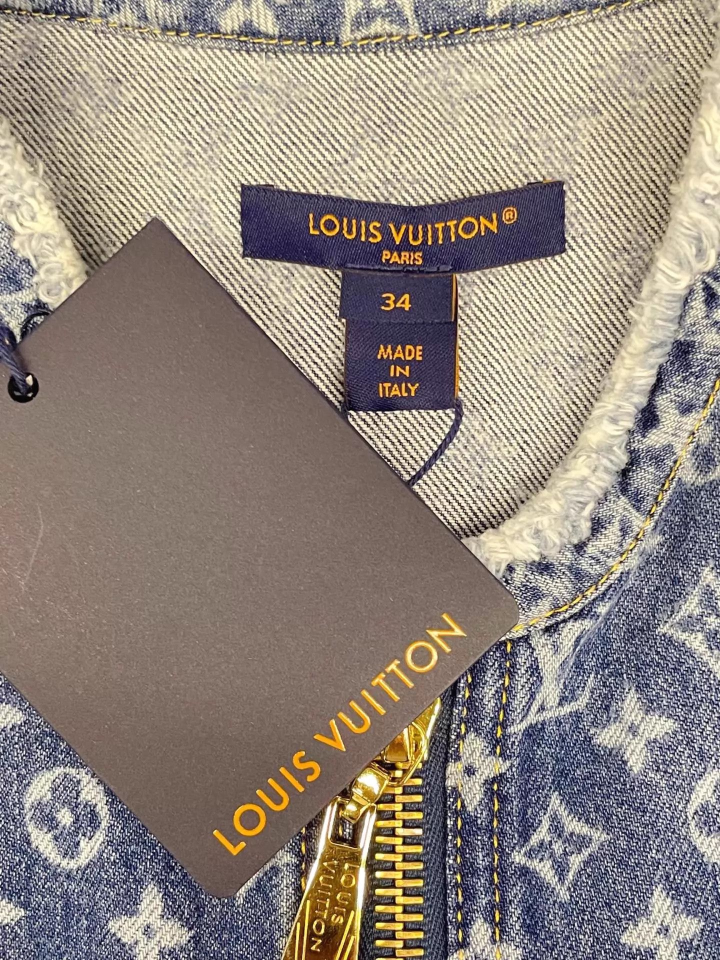 Louis Vuitton LV Monogram Print Crew Neck Zip Dress Belted 34 Size XS / US 0-2 / IT 36-38 - 5 Thumbnail