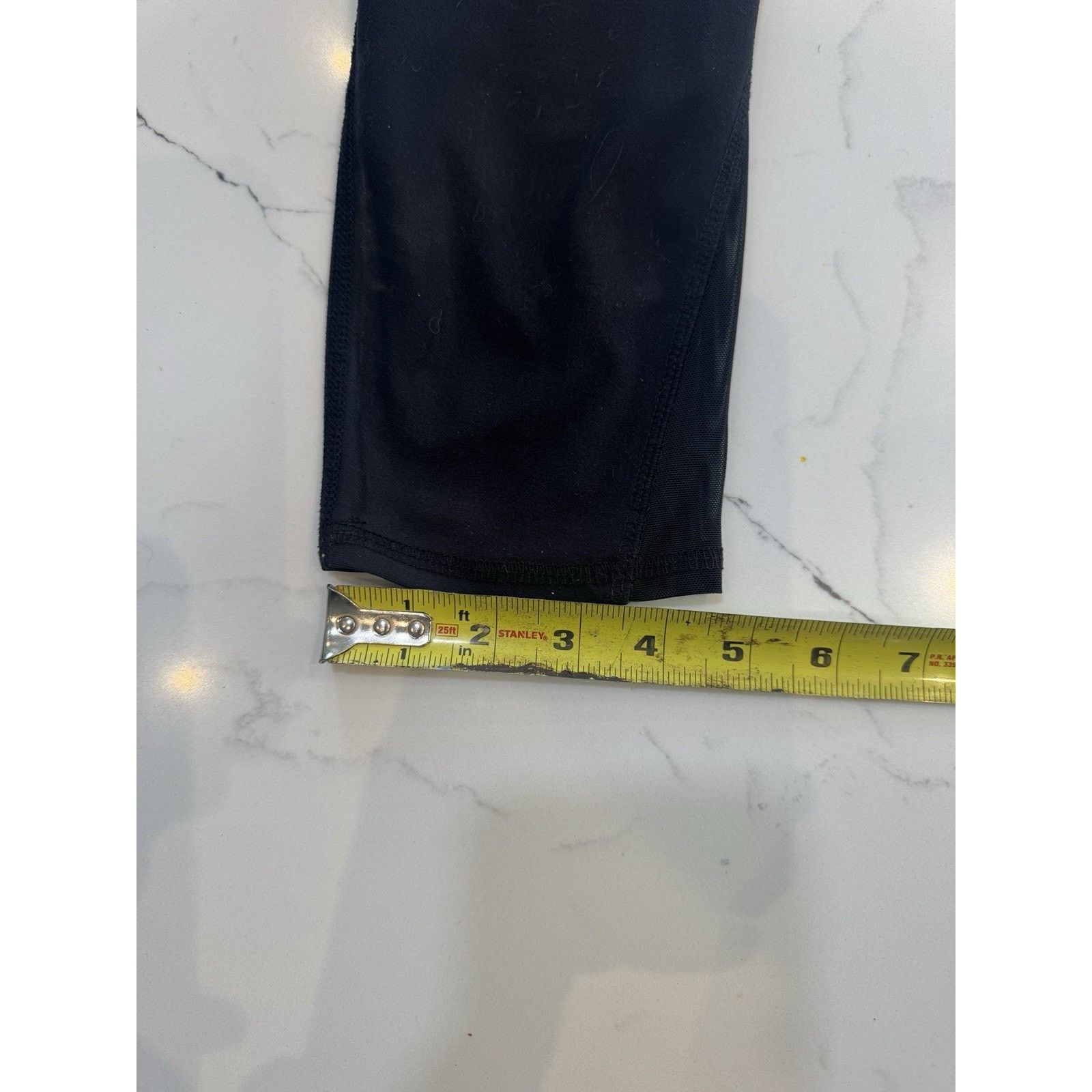 Other EVCR Black Capri Leggings Womens XL Mesh Calf Panels Pants Size 28" / US 6 / IT 42 - 7 Thumbnail