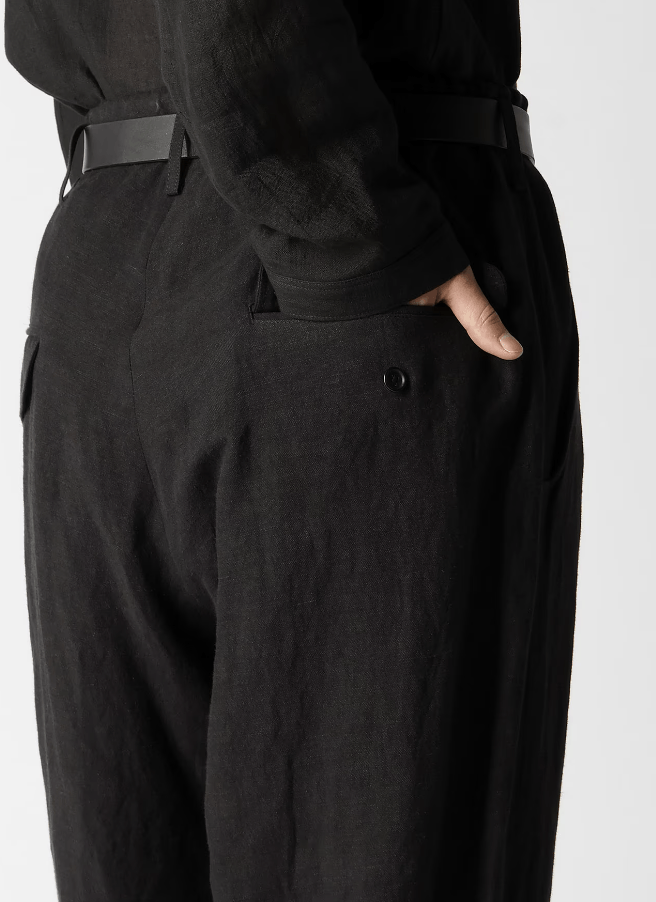 Yohji Yamamoto Yohji Yamamoto Pour Homme - LI/RY MACKIN PANTS Size US 32 / EU 48 - 6 Thumbnail
