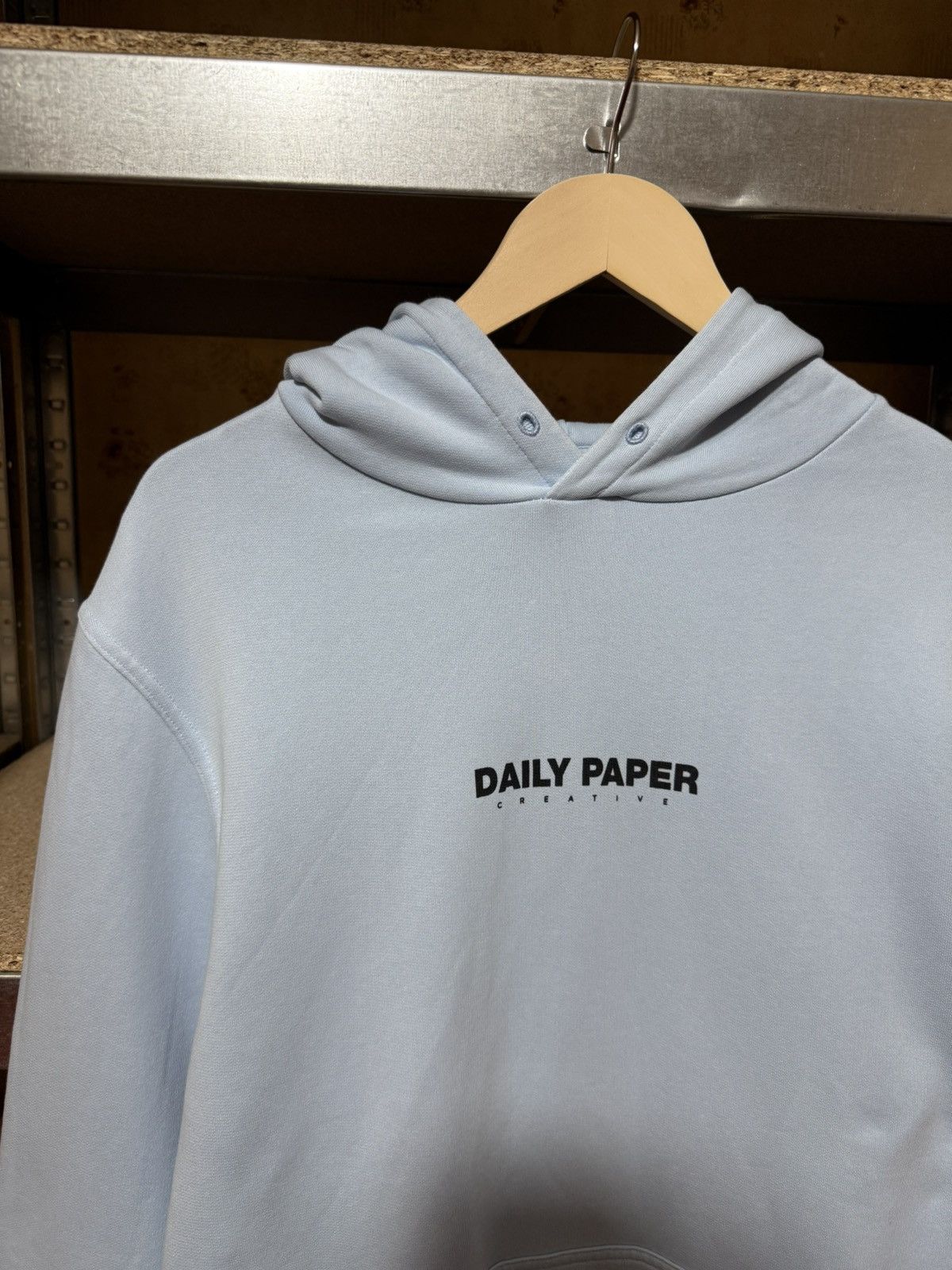 Daily Paper Rare Luxury Daily Paper Creative Blue Hoodie Y2K Hype CW24 Size US XL / EU 56 / 4 - 3 Thumbnail