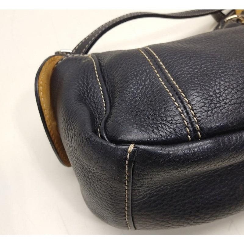 Dooney & Bourke Dooney & Bourke Black Pebbled Leather Hobo Shoulder Bag Size ONE SIZE - 13 Thumbnail