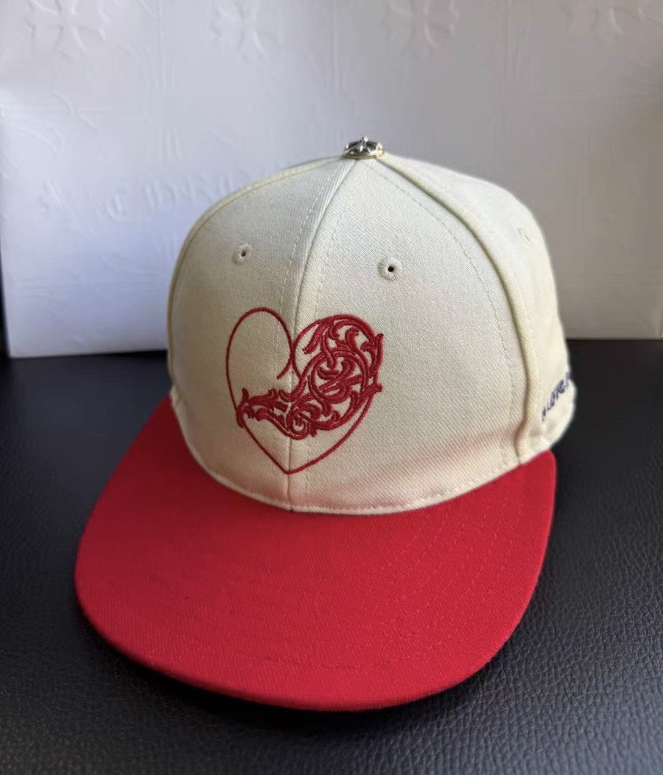 Chrome Hearts Chrome Hearts Two-Tone Red & White Baseball Cap Size ONE SIZE - 1 Thumbnail