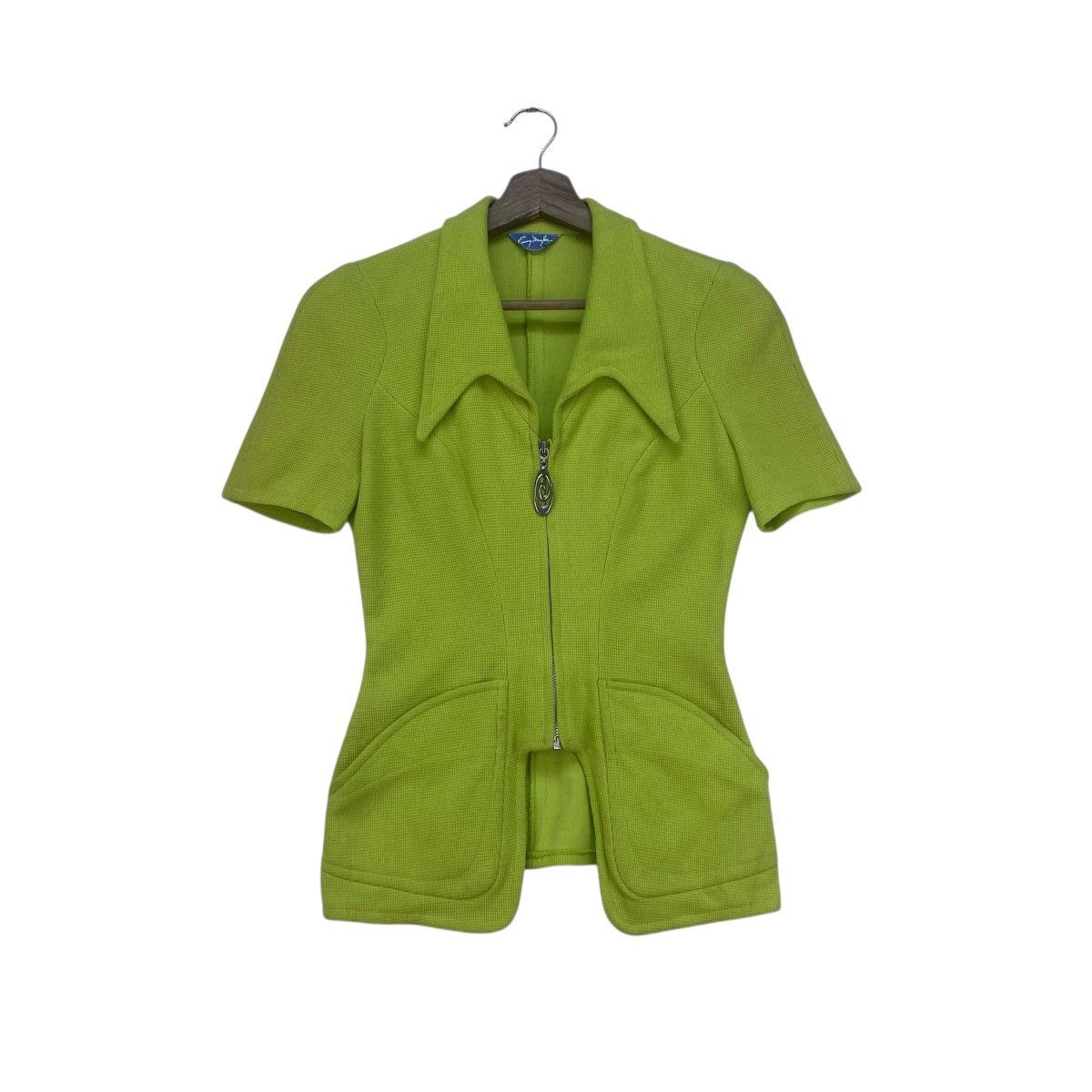 Thierry Mugler Iconic Shape Thierry Mugler Green Jacket Size XS / US 0-2 / IT 36-38 - 2 Thumbnail