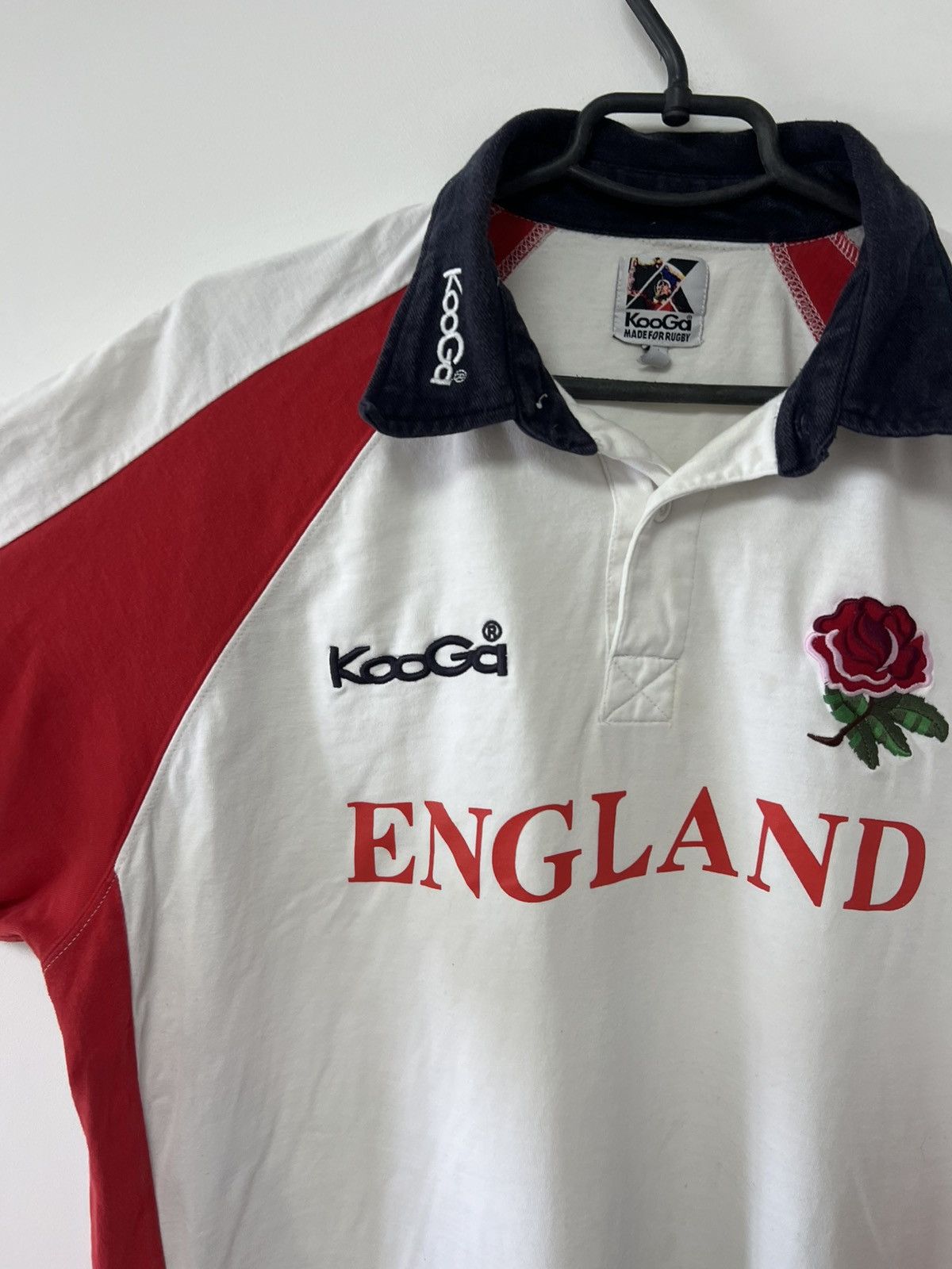 Vintage England Rugby Union Jersey Kooga Short Sleeve T shirt sz XXL Size US XXL / EU 58 / 5 - 9 Thumbnail