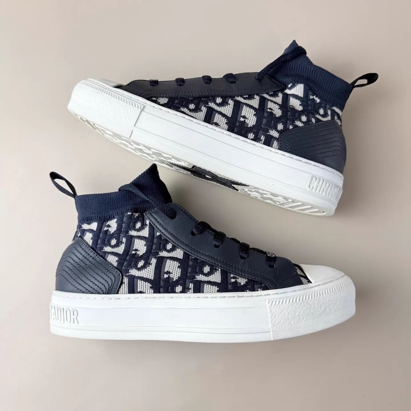 Dior DIOR DR allover print embroidered sneakers 35.5 99N Size US 5 / IT 35 - 5 Thumbnail