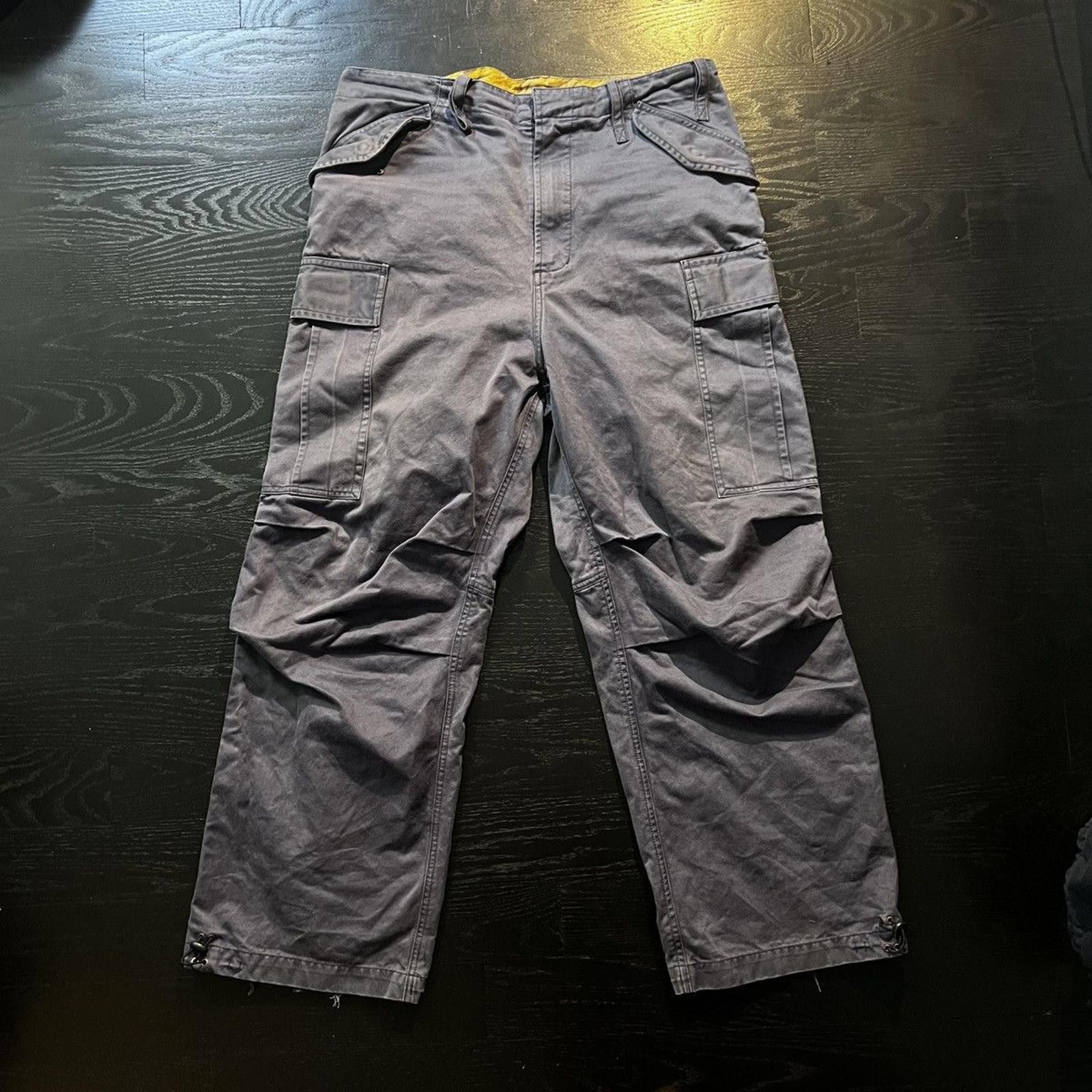 Maharishi × Vintage Maharishi Navy Blue Cargo Sno-Pant Size US 34 / EU 50 - 1 Thumbnail