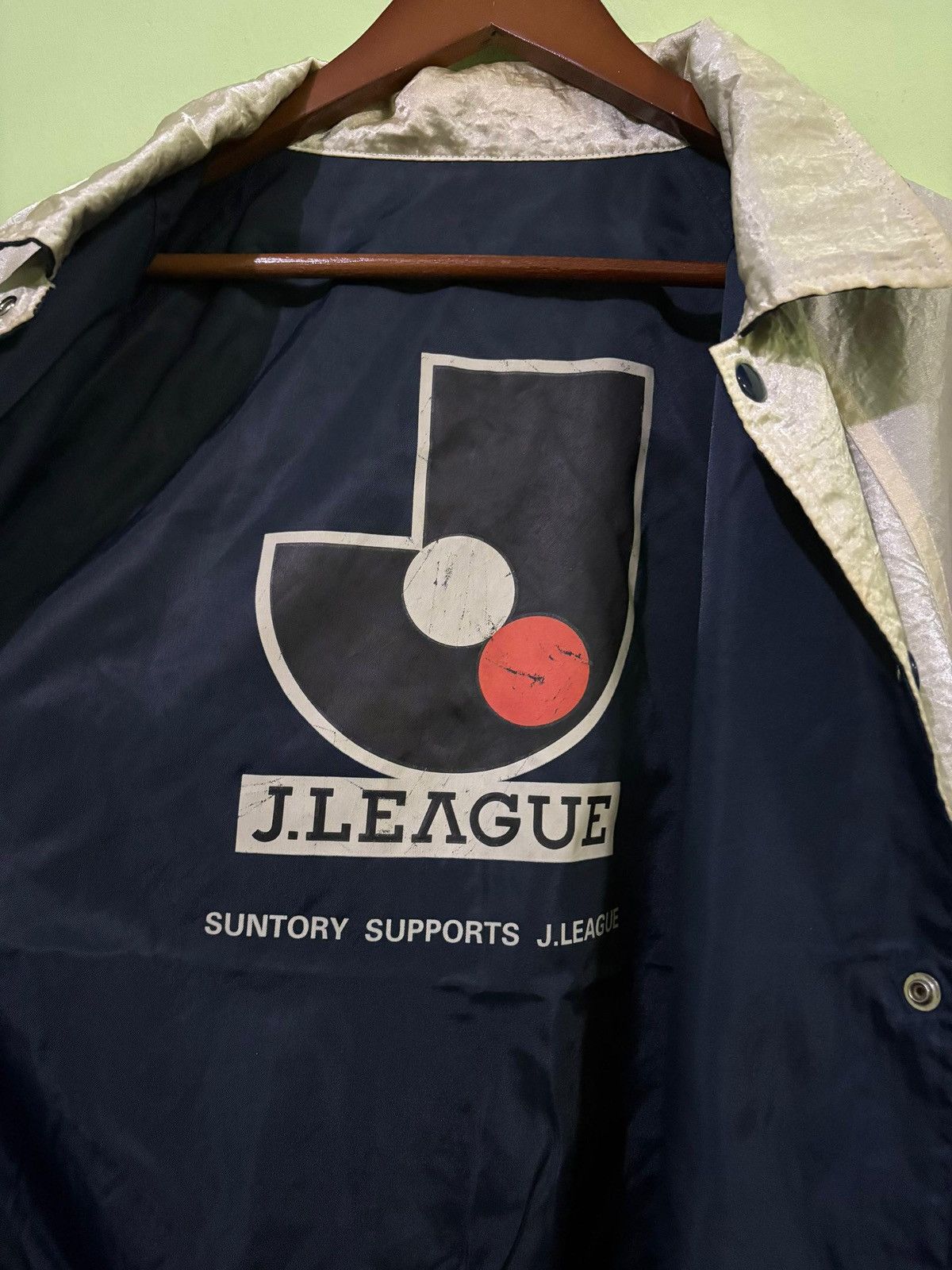Japanese Brand × Vintage Vintage J.League Windbreaker Jacket Reversible Design Size US L / EU 52-54 / 3 - 12 Thumbnail