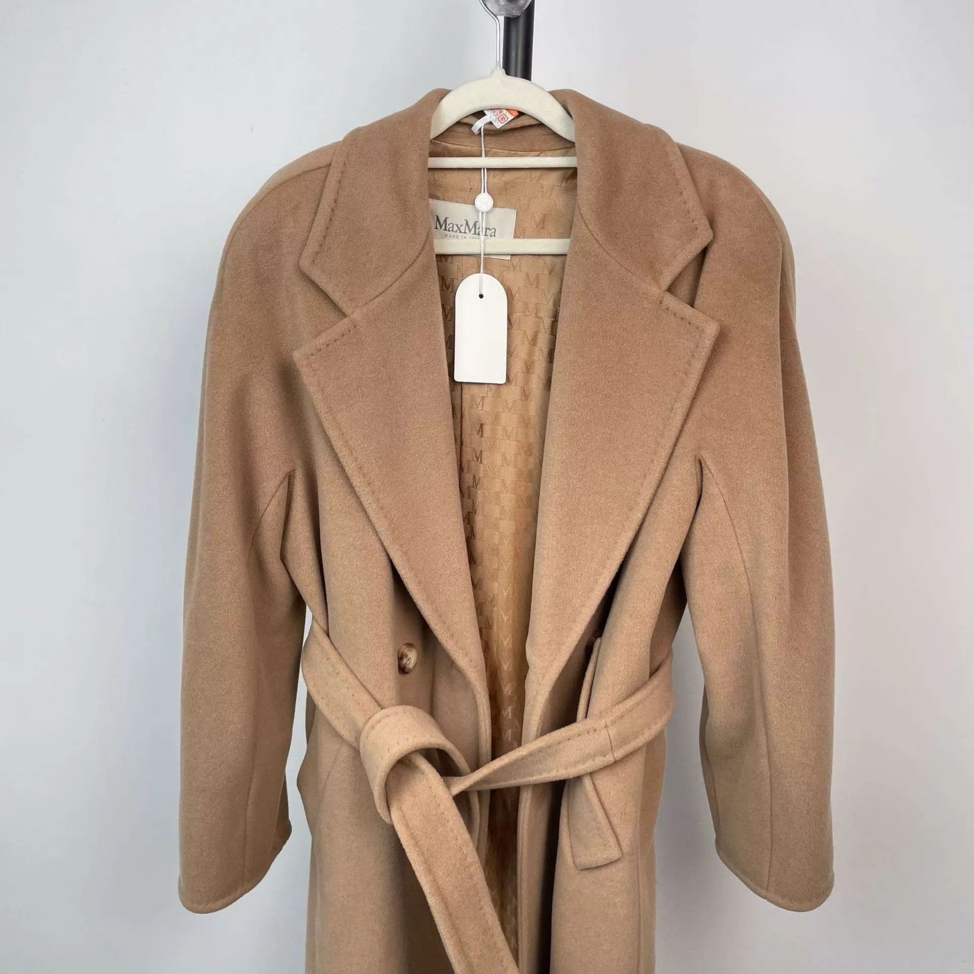 Max Mara Maxmara 101801 Camel Coat 155 98-new Size XS / US 0-2 / IT 36-38 - 9 Thumbnail