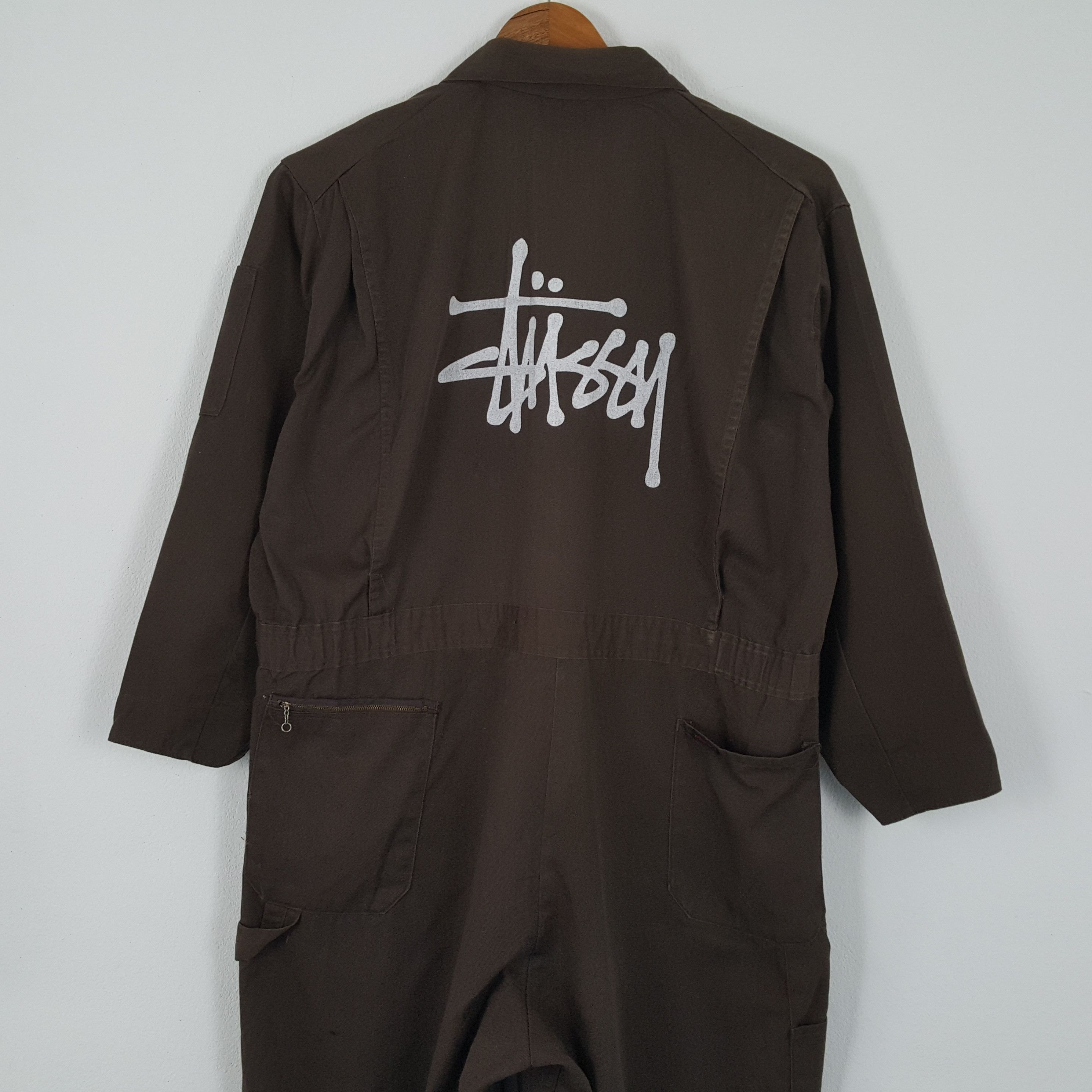 Dickies × Stussy × Vintage Vintage STUSSY x DICKIES Streetwear Style Custom Coverall Size US XXL / EU 58 / 5 - 2 Thumbnail