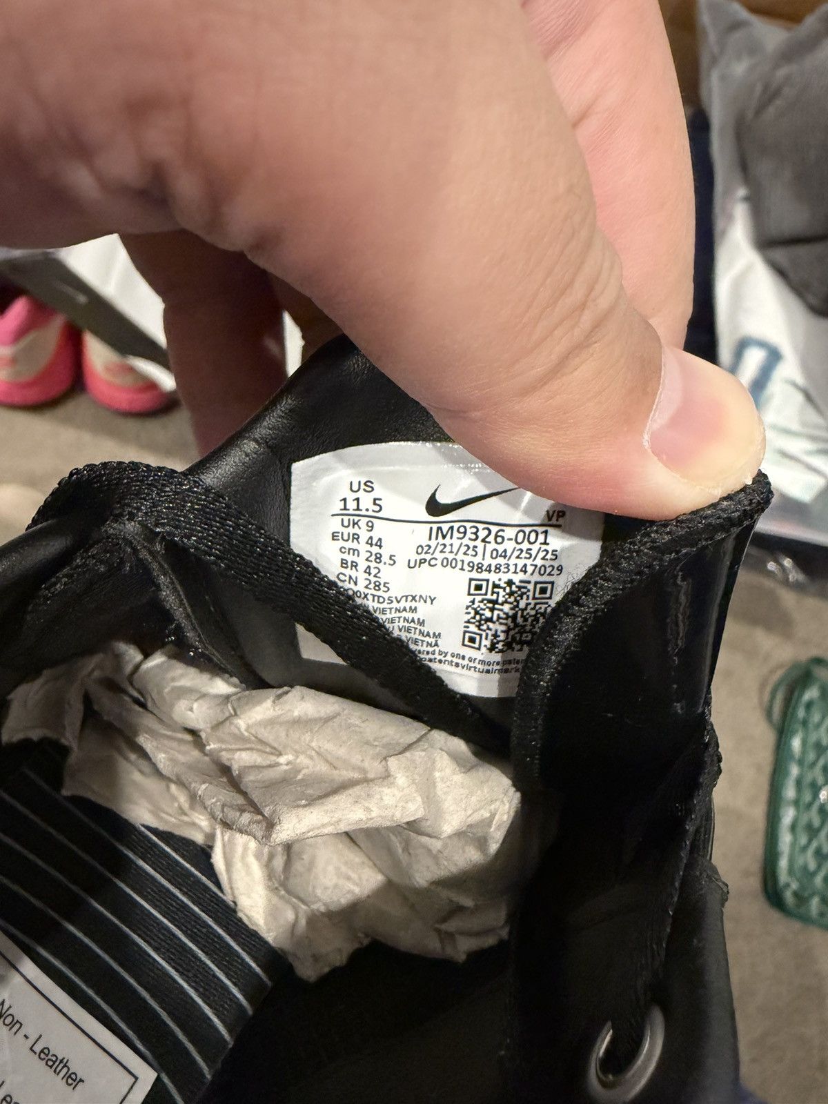 Nike Nike x Maha Amsterdam Total 90 T90 Shox Black and Silver Size US 10 / EU 43 - 6 Thumbnail
