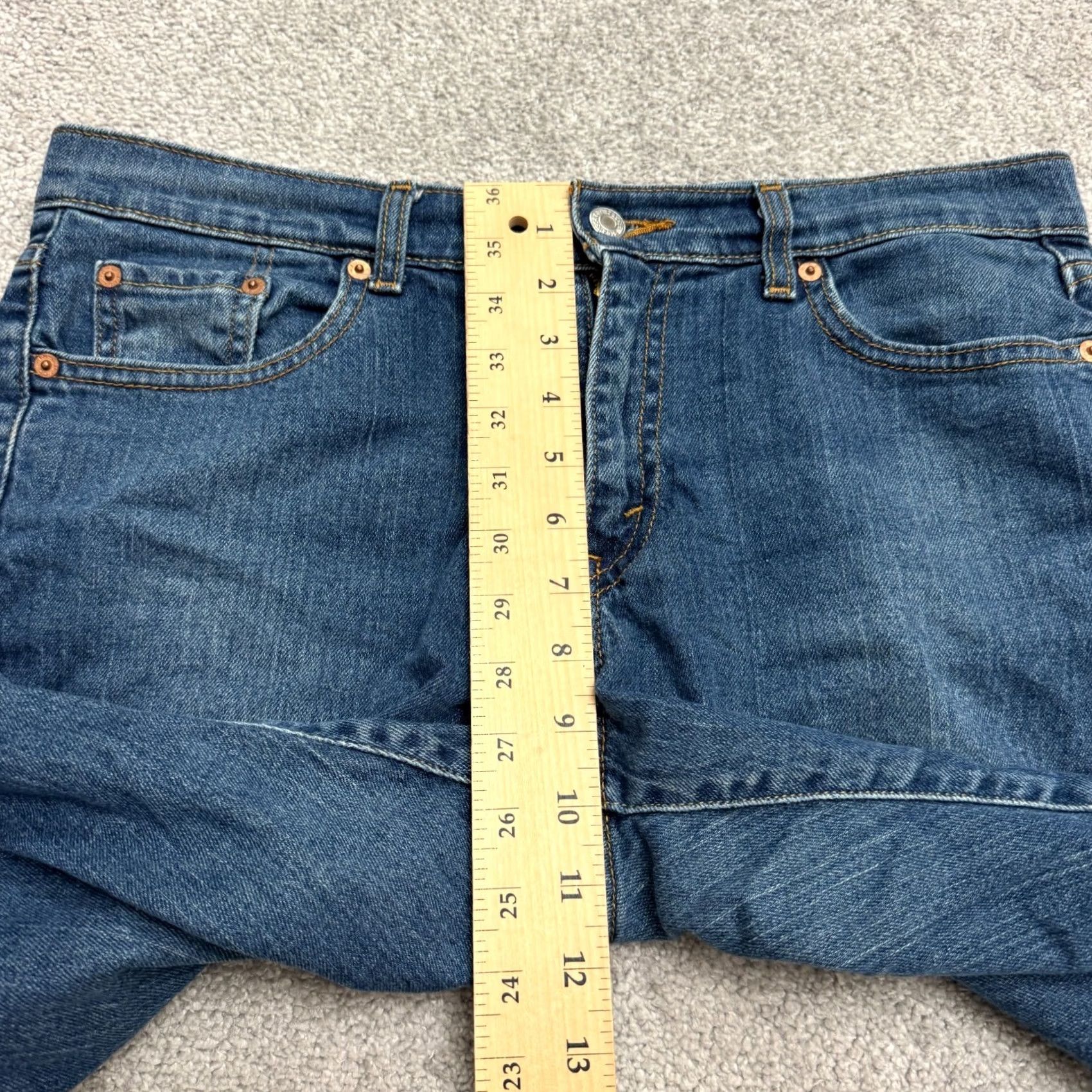 Levi's Levi's 515 Bootcut Jeans Womens 10M Medium Blue Cotton Denim Regular 34 Inseam 31 in 5-Pocket Stretch Casual City Streetwear Mens Womens Girls Size 32" / US 10 / IT 46 - 6 Thumbnail
