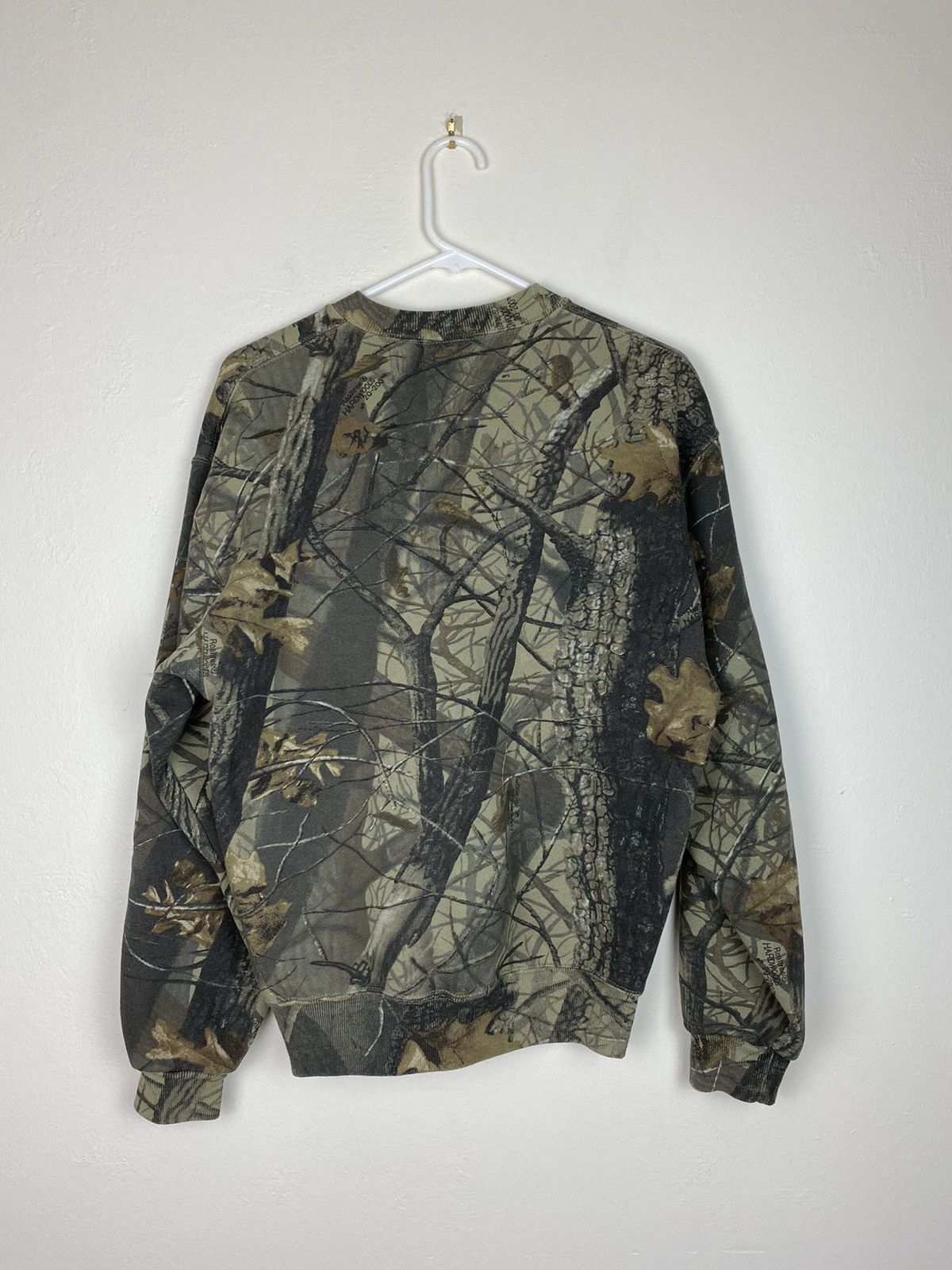 Vintage Crazy Vintage Realtree Jerzees Outdoors Camo Sweatshirt y2k Size US M / EU 48-50 / 2 - 2 Thumbnail