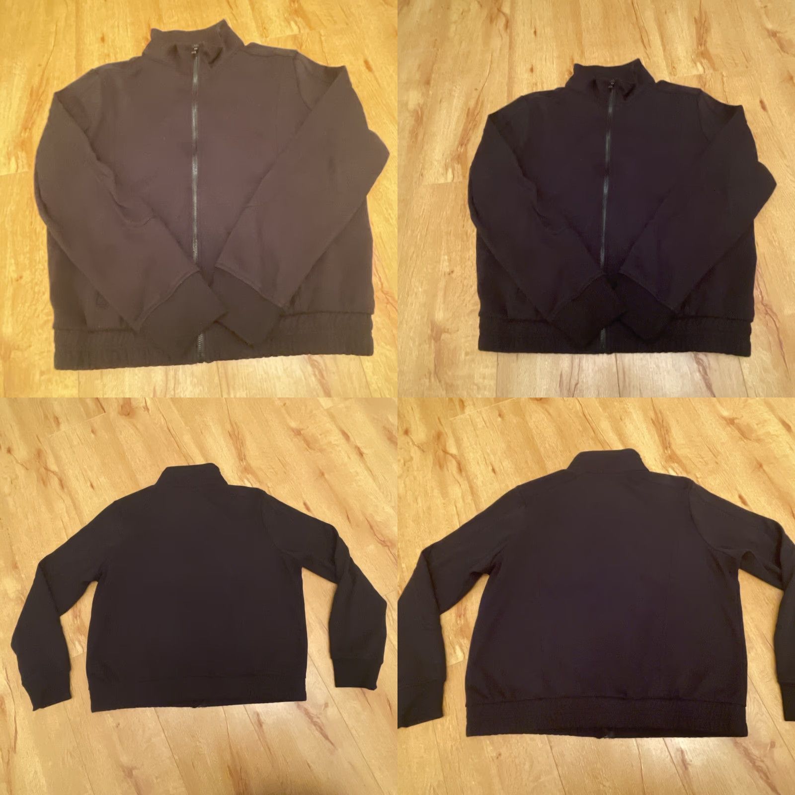 Vintage Yogalicious Cloud Departure Jacket Women’s XL Black Full Zip Collared Plush Jacket Size XL / US 12-14 / IT 48-50 - 8 Thumbnail
