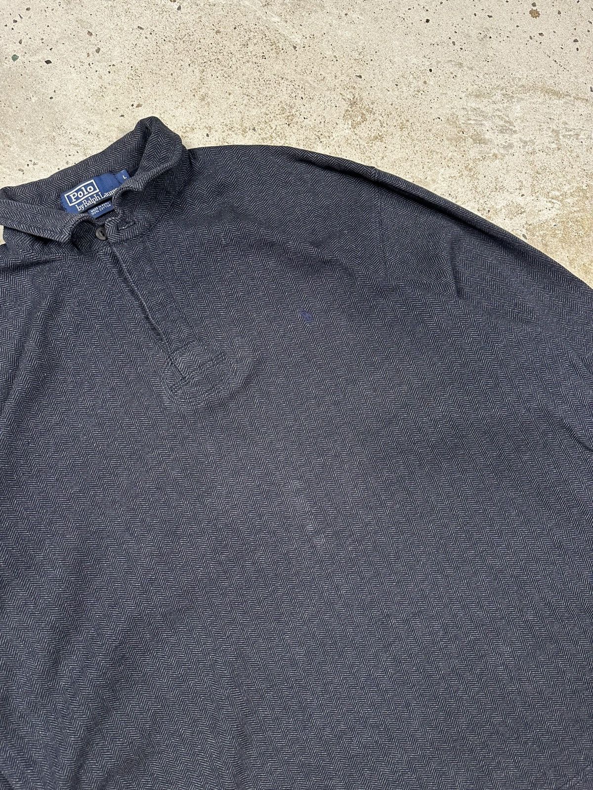 Polo Ralph Lauren Vintage Y2K Polo Ralph Lauren Rugby Long Sleeve Knitted Size US L / EU 52-54 / 3 - 5 Thumbnail