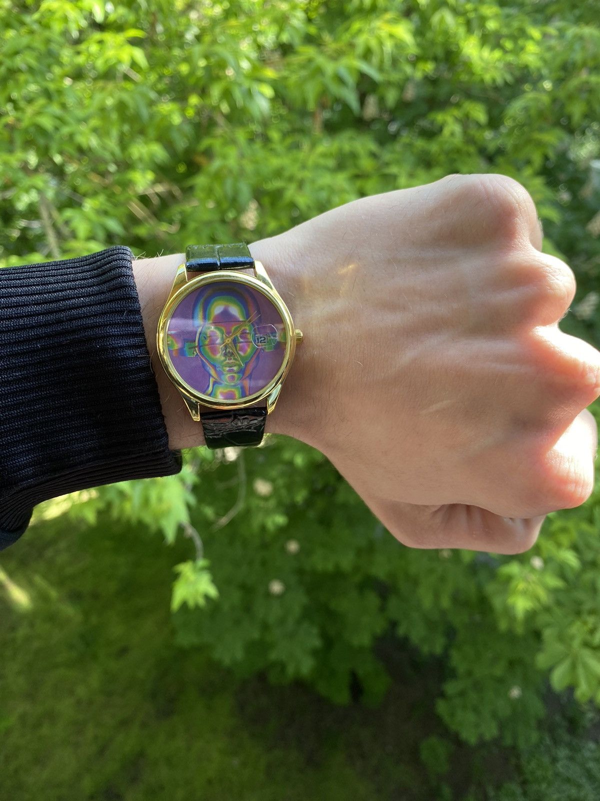 Japanese Brand × Jewelry × Vintage Stylish Art Watch with Unique Face Design Size ONE SIZE - 1 Thumbnail