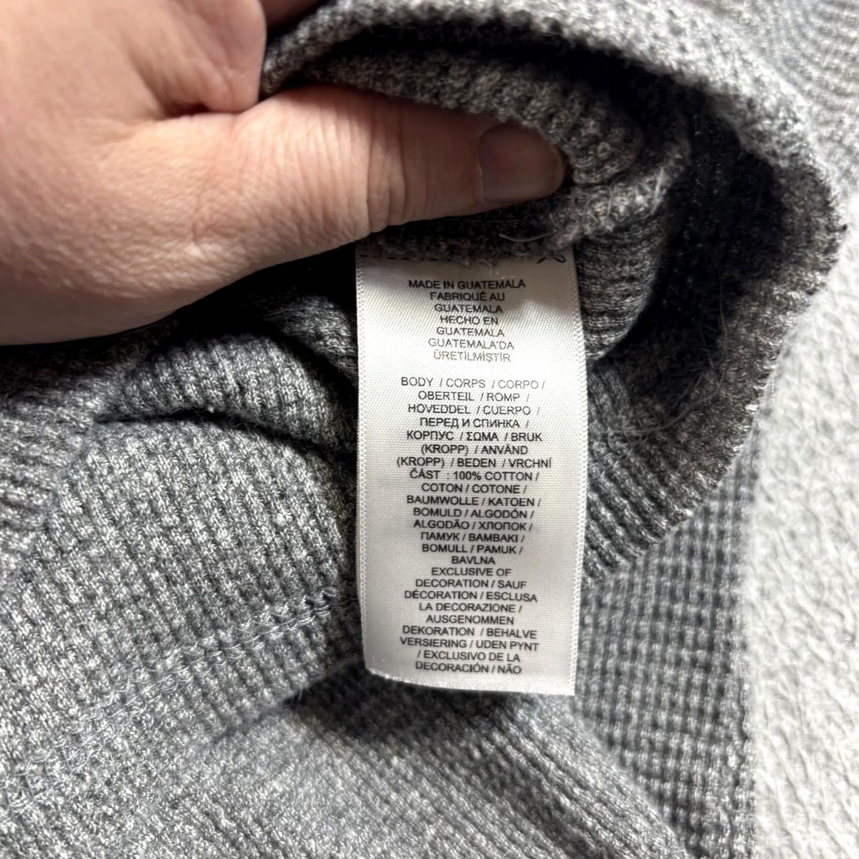 Polo Ralph Lauren Polo Ralph Lauren Hoodie Mens L Gray Thermal Knit Pullover Hooded Pockets Logo Embroidered Cotton Crew Neck Fall Size US L / EU 52-54 / 3 - 5 Thumbnail
