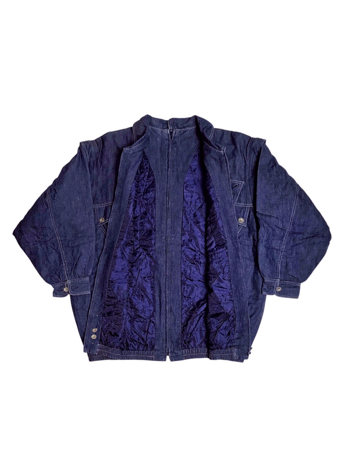 Japanese Brand × Vintage Hi-Meric Vintage Detachable Denim Jacket Size US XL / EU 56 / 4 - 4 Thumbnail