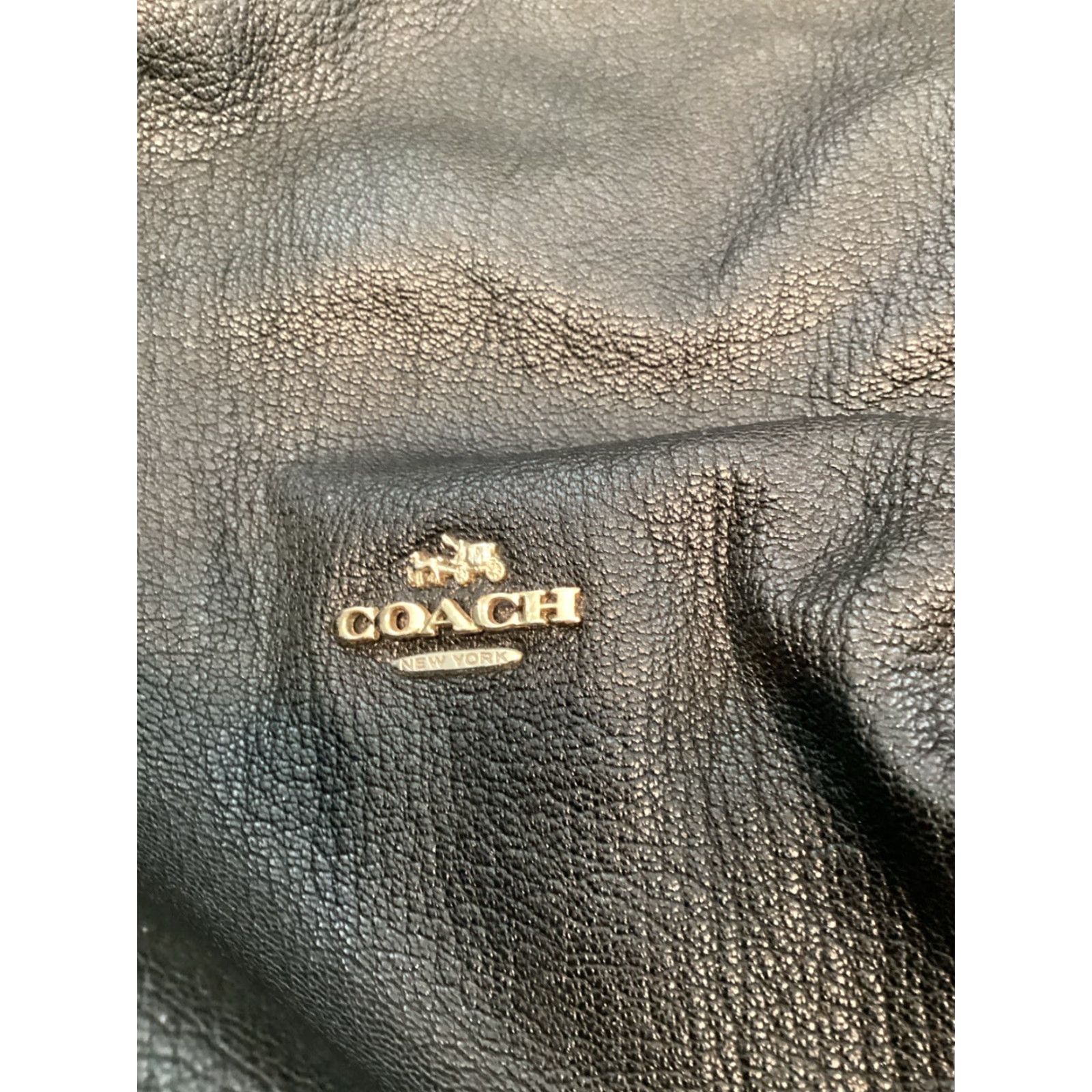 Coach COACH Dempsey Handbag Medium Women Black Leather Drawstring CN683 15 Size ONE SIZE - 2 Thumbnail