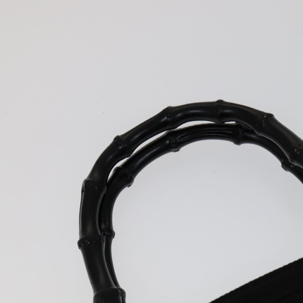 Gucci GUCCI Bamboo Hand Bag Nylon Black 000 1705 000 1705 Size ONE SIZE - 8 Thumbnail