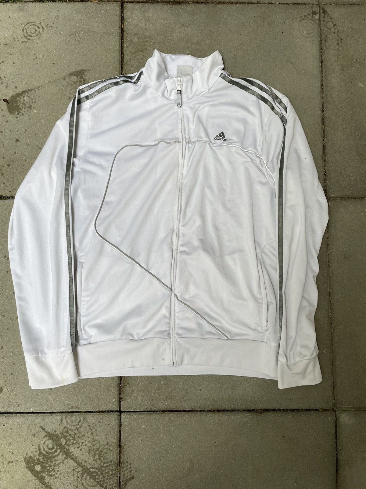 Adidas × Vintage Vintage Adidas Nylon Track jacket 90s y2k retro Size US XL / EU 56 / 4 - 1 Thumbnail