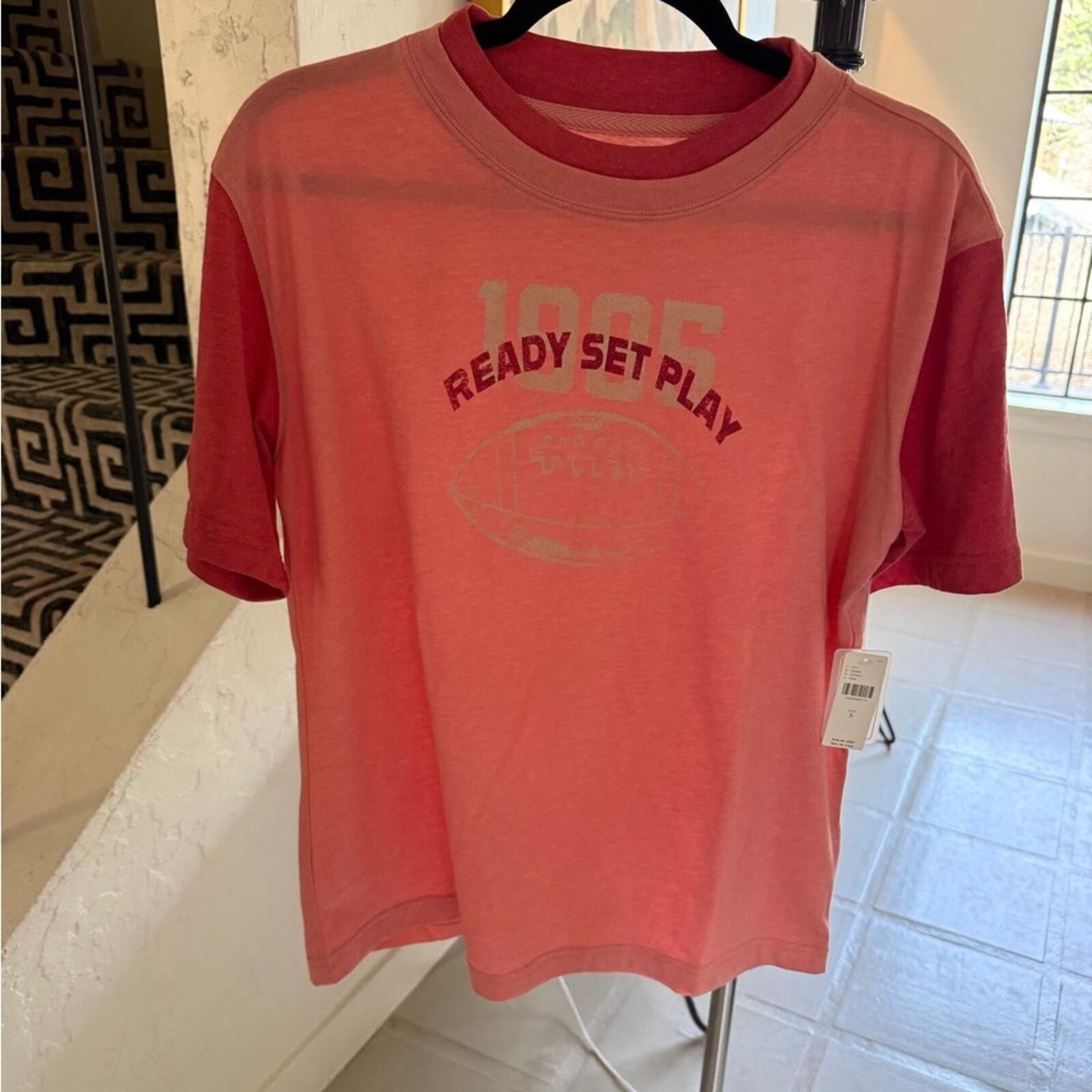 Other Anthropologie $48 Daily practice cotton tee Ready Set Play S Size S / US 4 / IT 40 - 7 Thumbnail