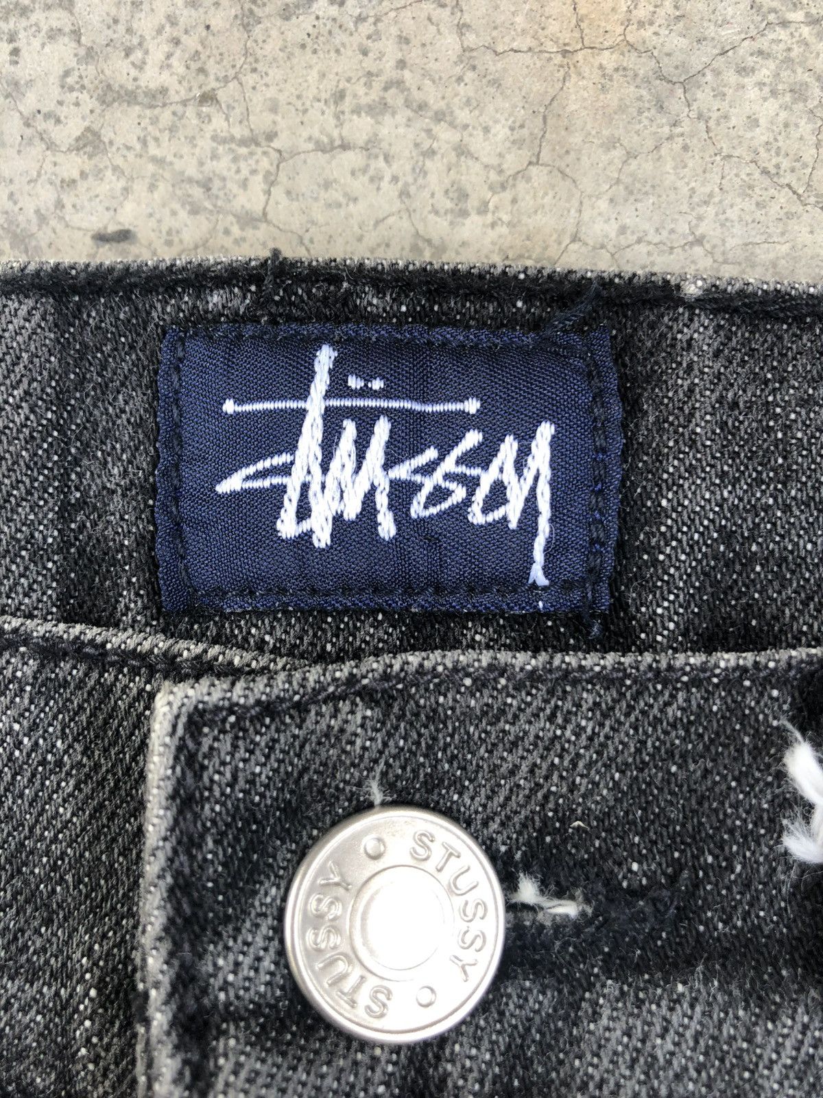 Stussy Stussy Spell out Jeans Distressed Denim Size US 29 - 19 Thumbnail