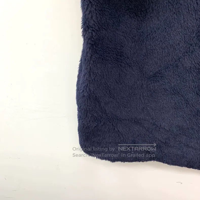 Max Mara Max Mara Dark Blue Teddy Alpaca Wool Collar Double Breaste Size S / US 4 / IT 40 - 5 Thumbnail