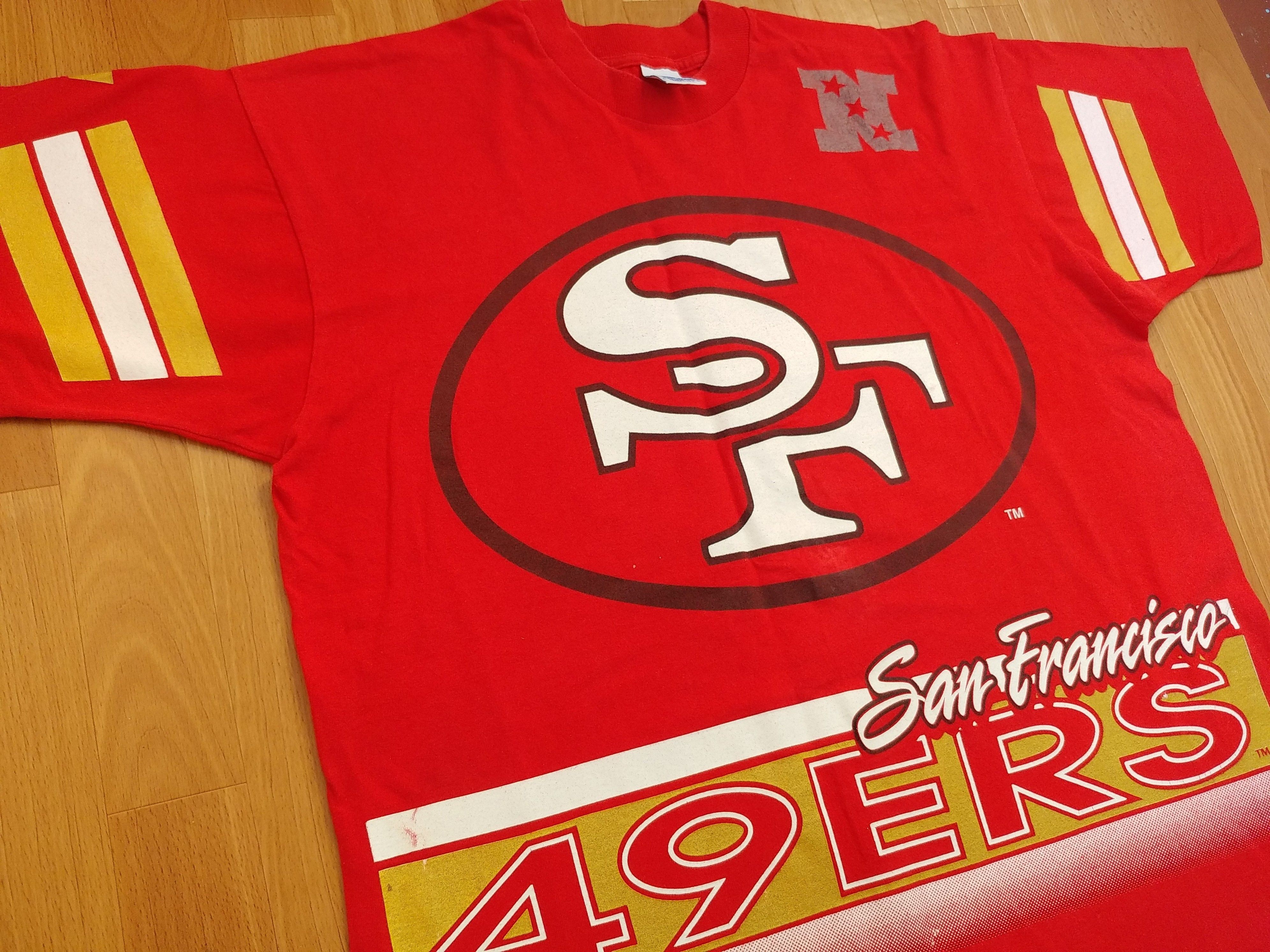 NFL × Vintage NFL San Francisco 49ers t-shirt, 1994 jersey, vintage XL Size US XL / EU 56 / 4 - 11 Thumbnail